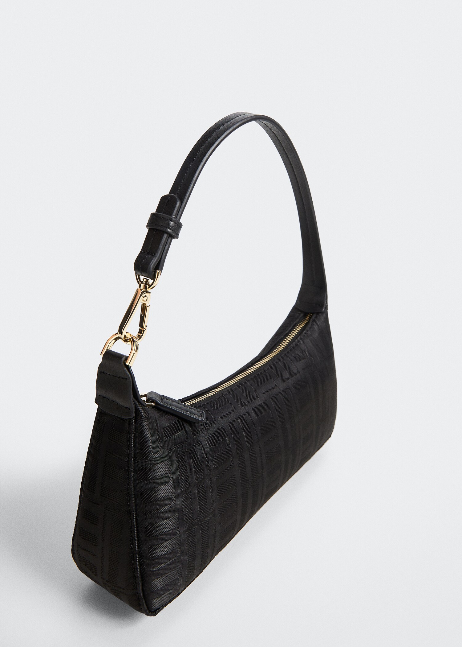 Logo textured bag - Medium plane