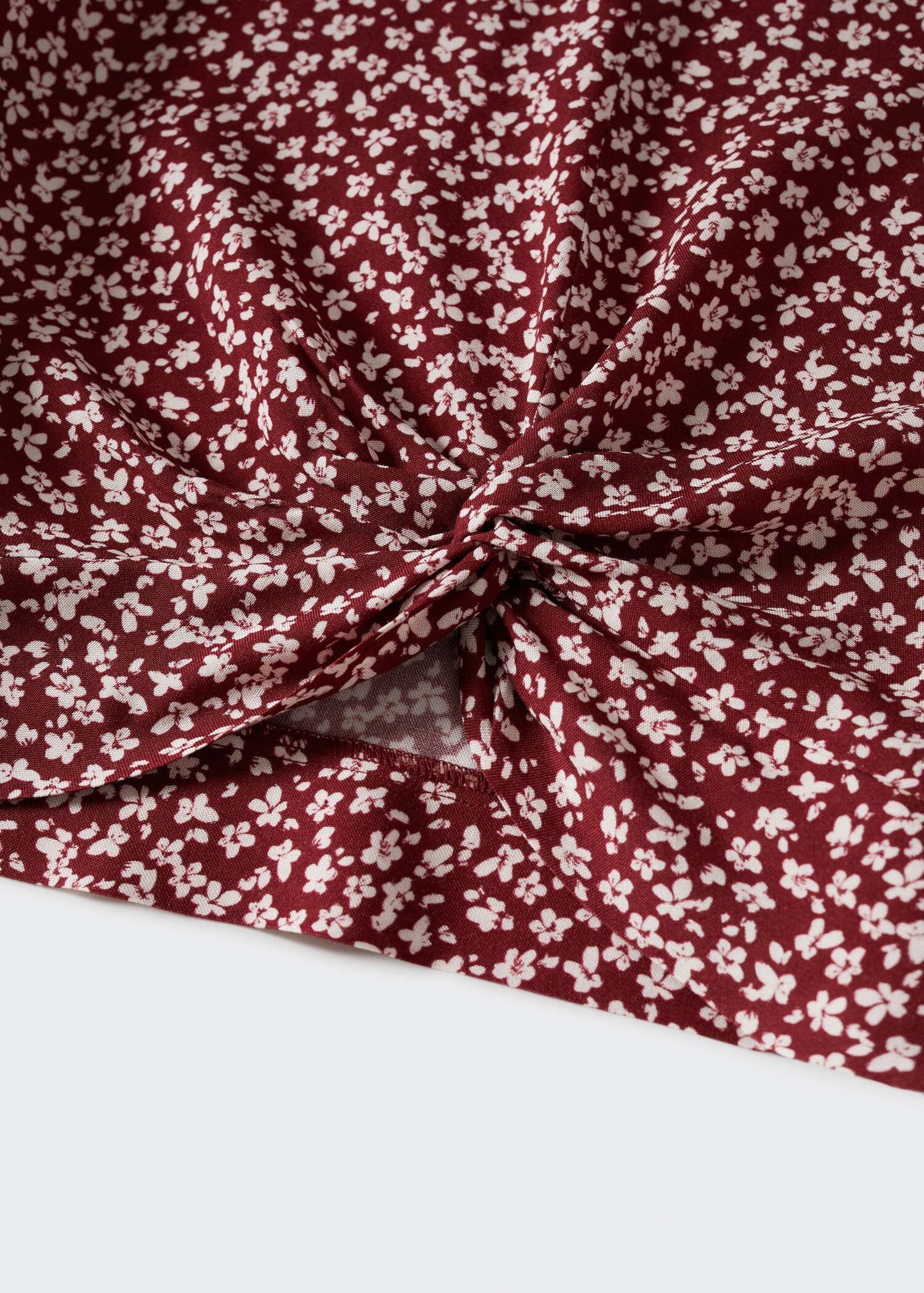 Knot detail floral blouse - Details of the article 8