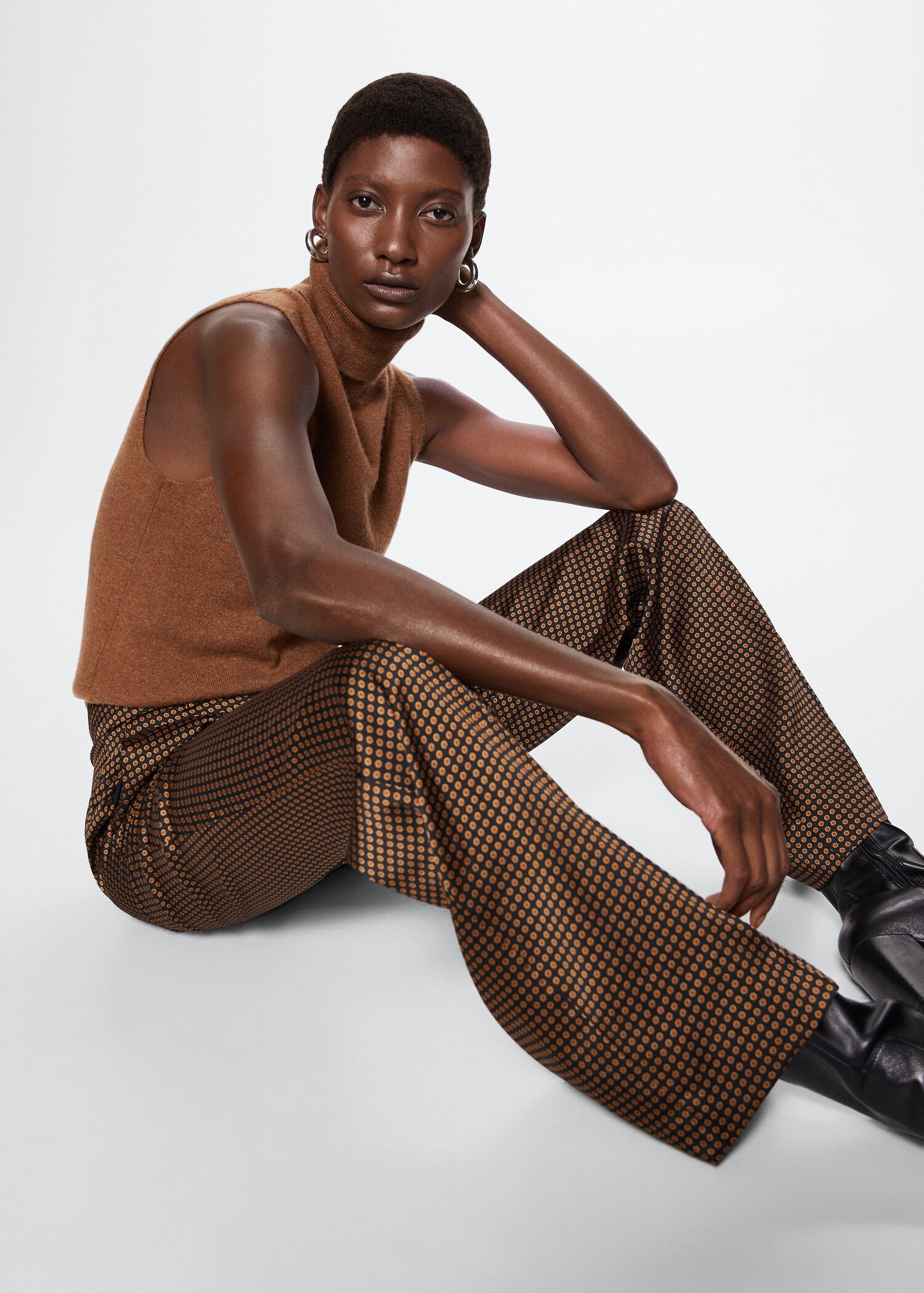 Pantalon satiné imprimé - Détail de l'article 2