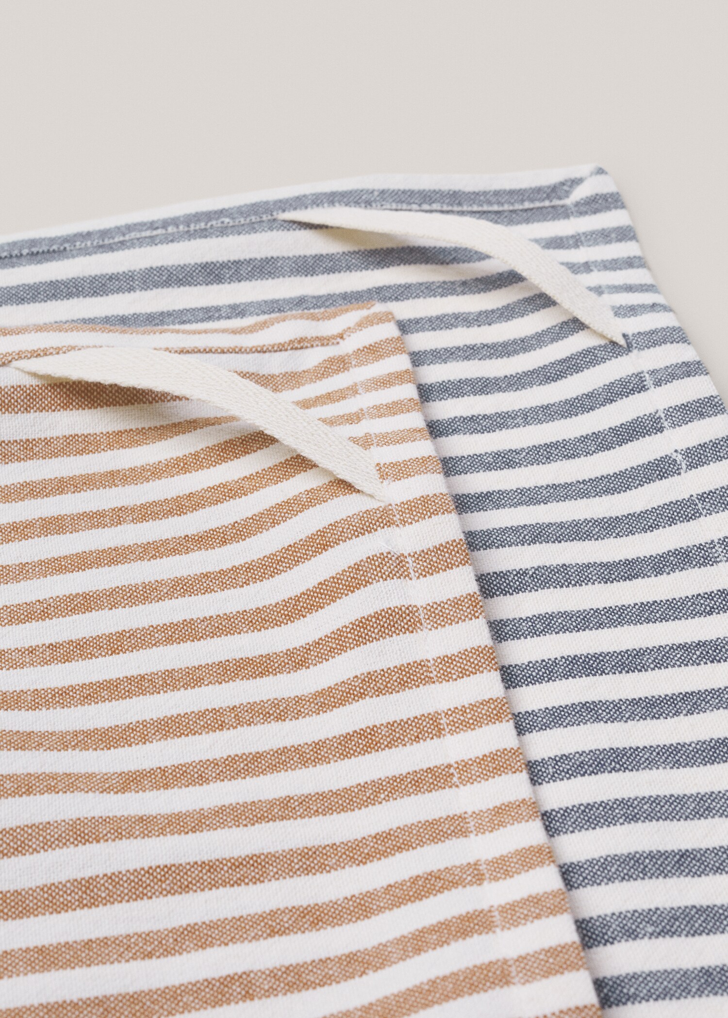 Pack of two 100% cotton striped dish cloths - Details of the article 4