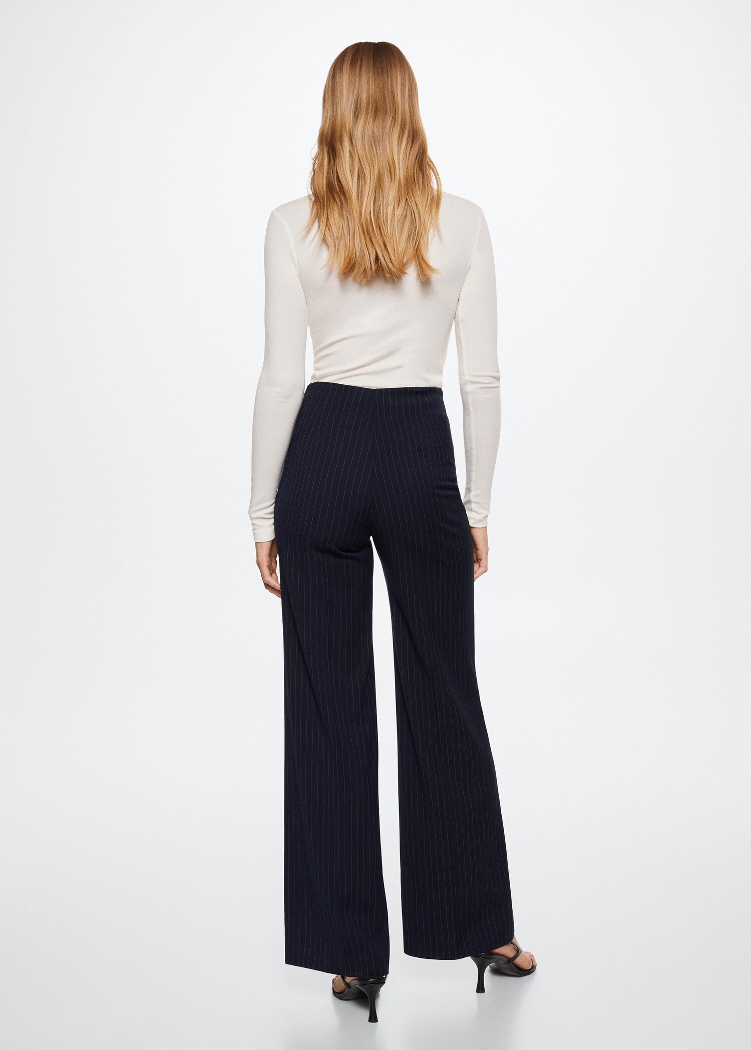 Chalk-stripe trousers - Reverse of the article