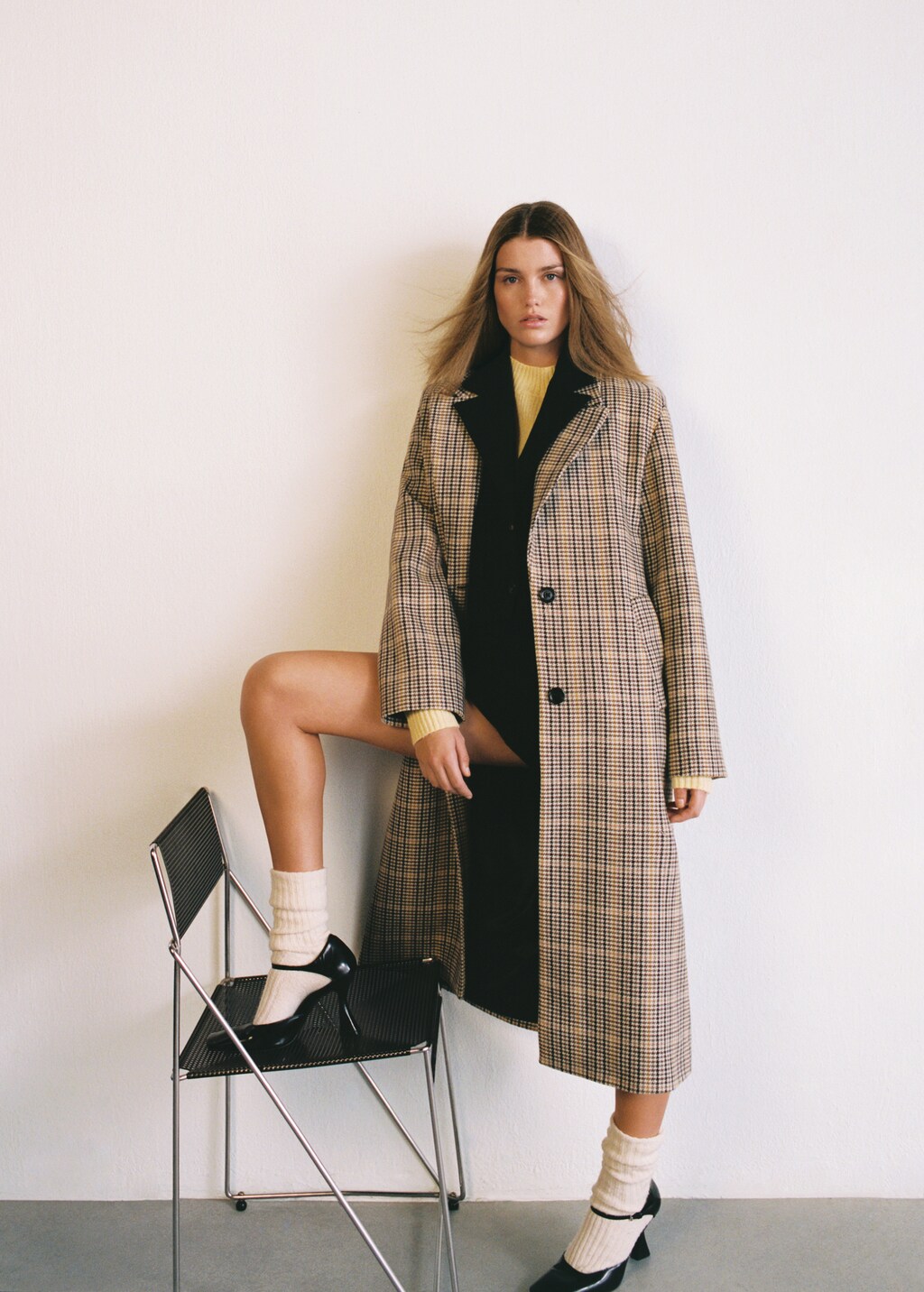 Manteau pied de poule jennyfer hotsell