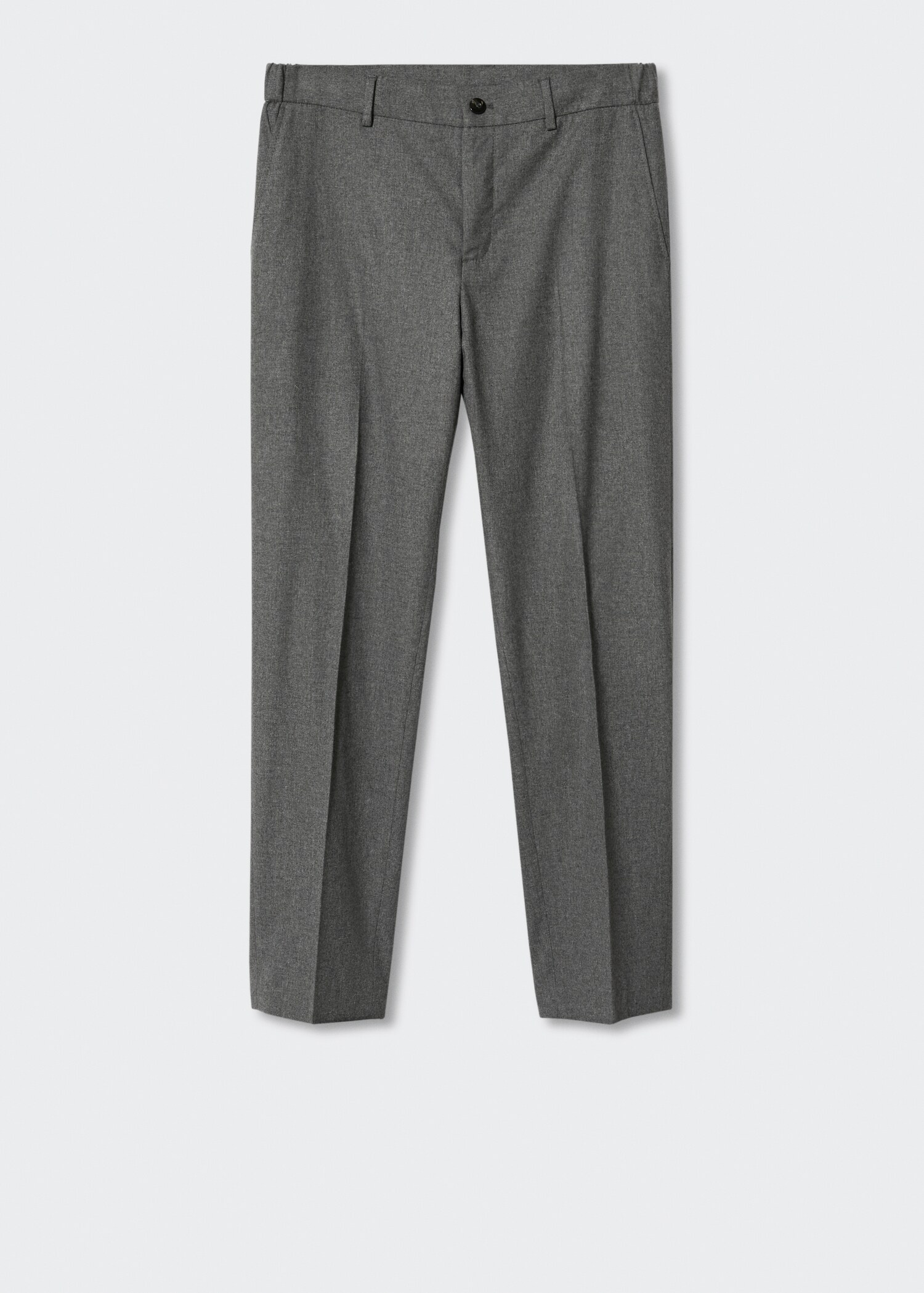 Slim fit wool suit trousers - Article without model