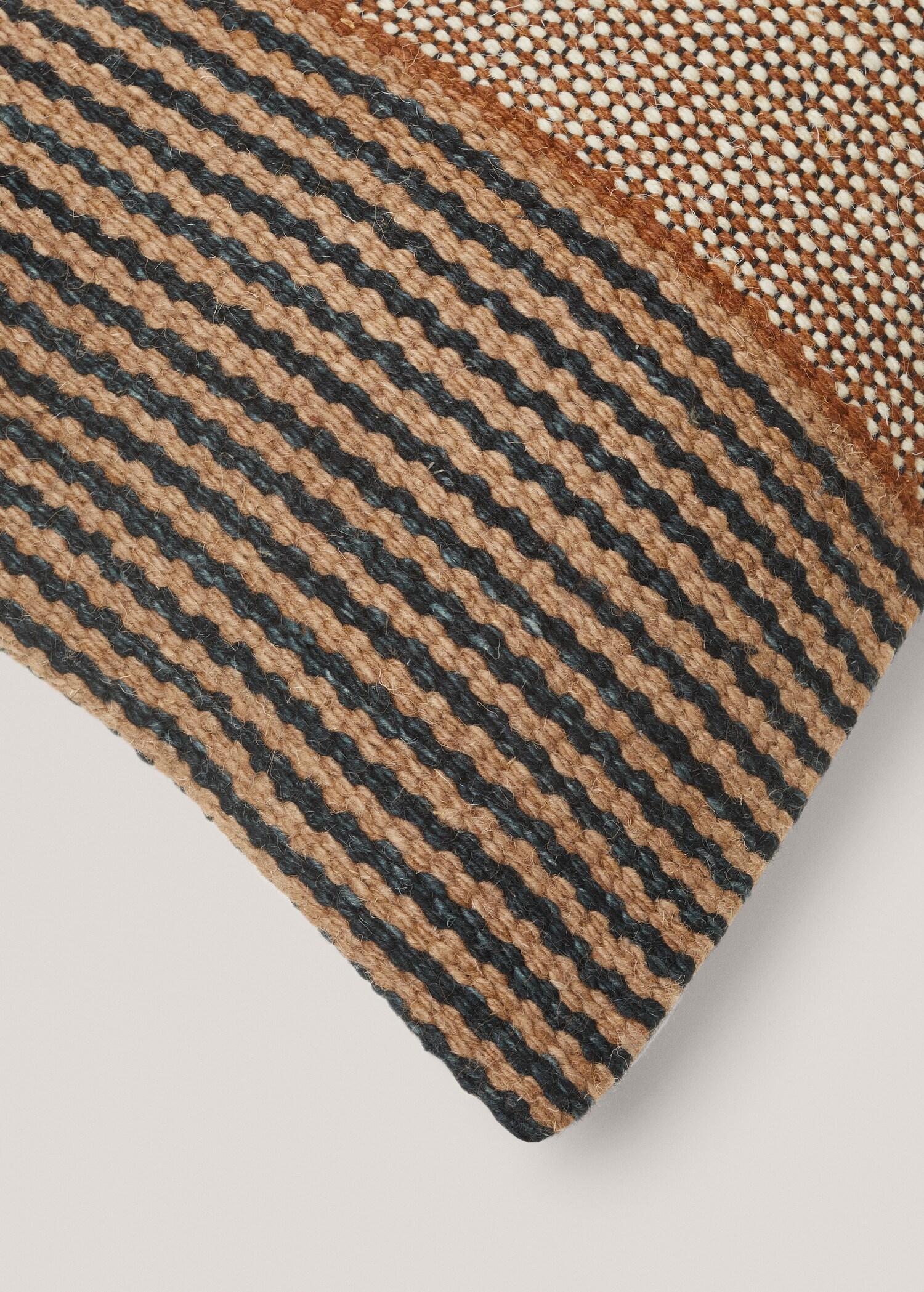Funda de cojín lana rayas 40x60cm - Detalle del artículo 4