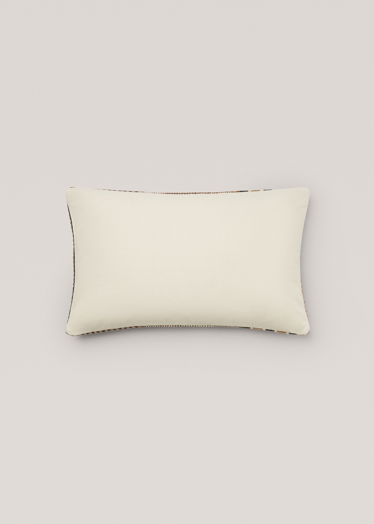 Funda de cojín lana rayas 40x60cm - Reverso del artículo