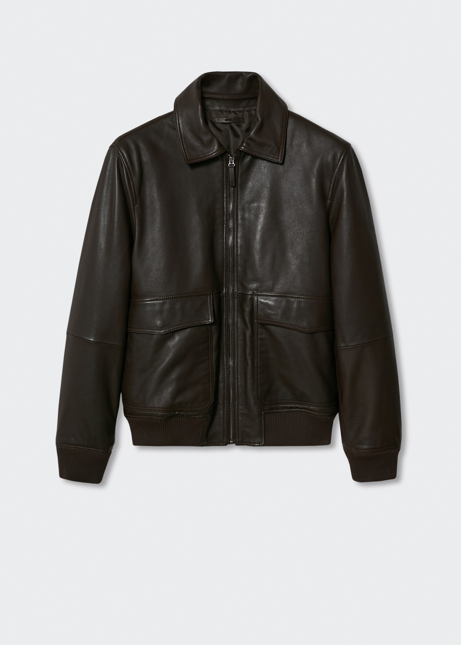 Aviator leather jacket - Details of the article 8