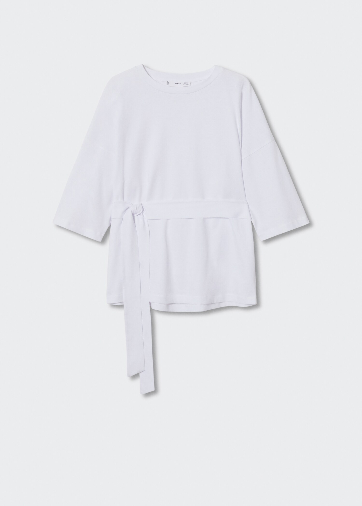 Waist tie t-shirt - Article without model