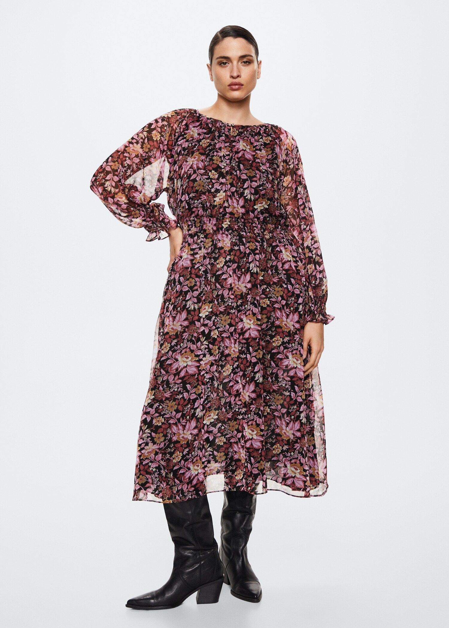 Vestido estampado flores - Detalle del artículo 3