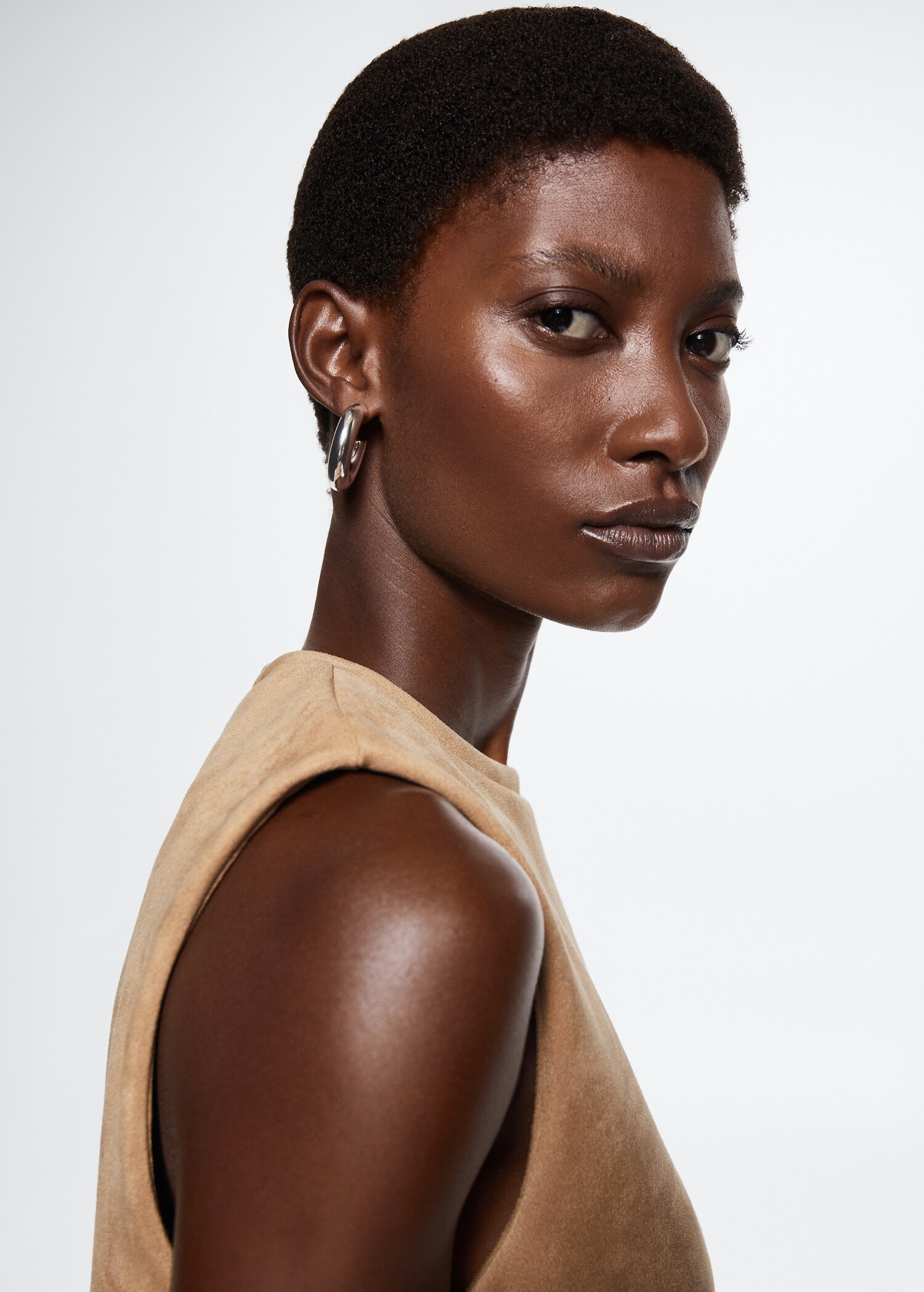 Straight suede dress - Details of the article 4