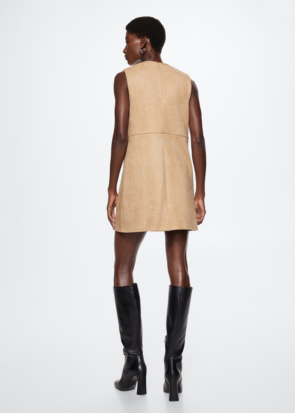 Mango suede dress hotsell