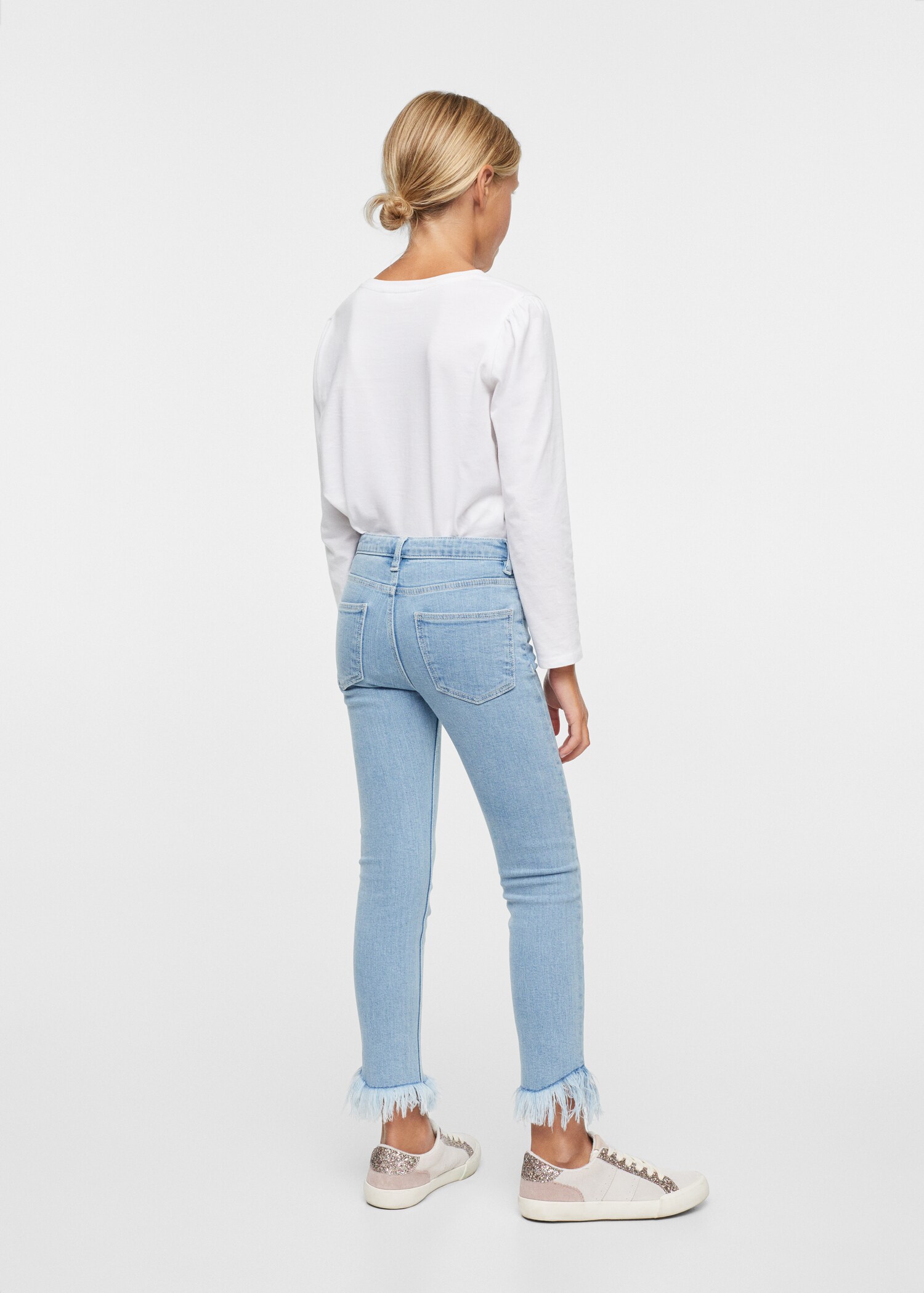 Jean skinny revers effilochés - Détail de l'article 3