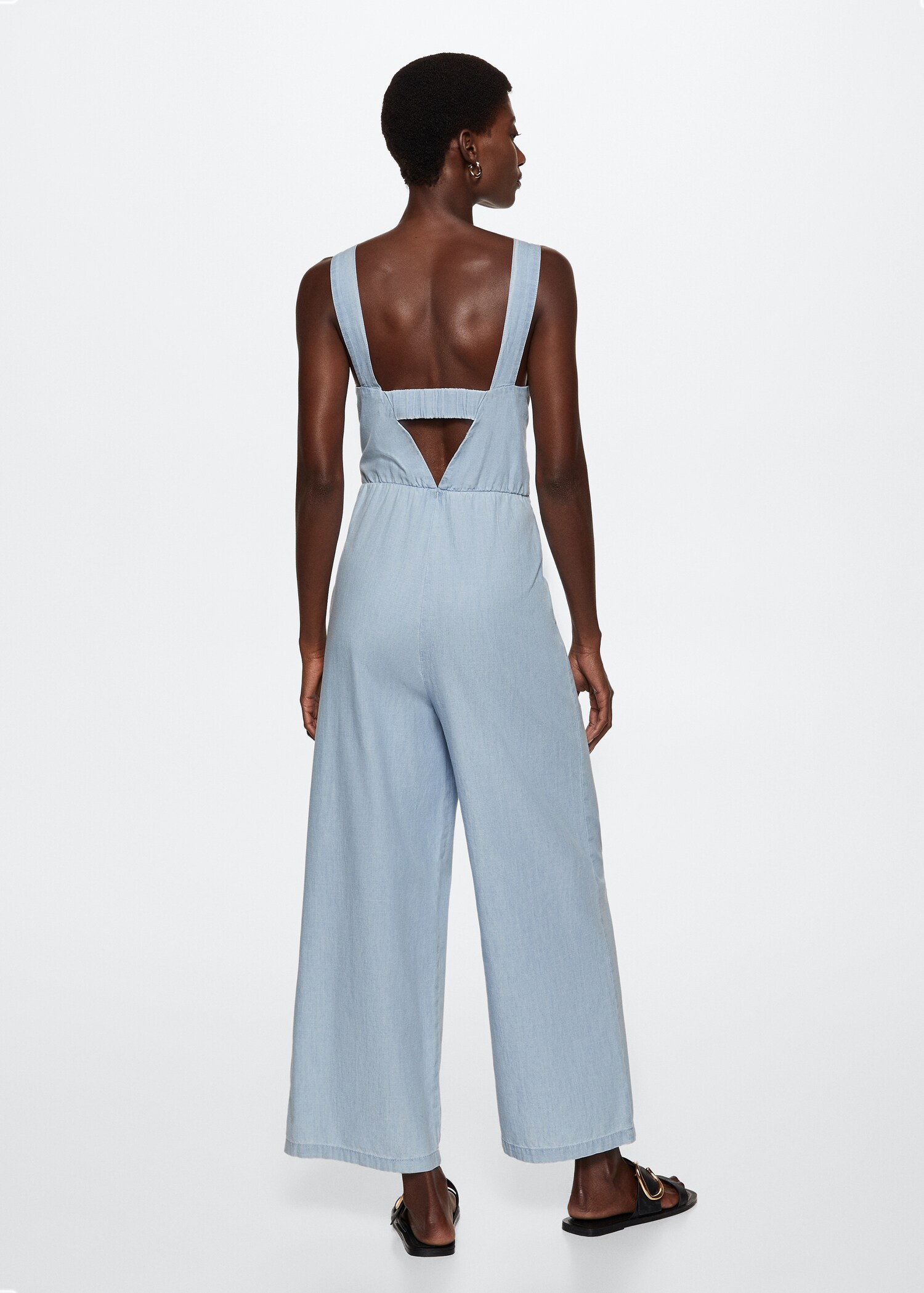 Cut-out back jumpsuit - Reverse of the article