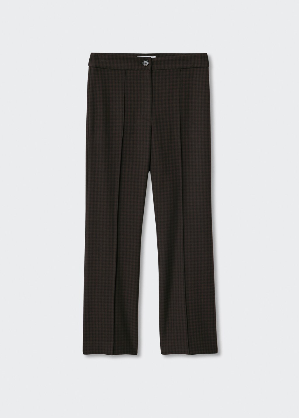 Pantalon carreaux kick flare Femme MANGO Maurice
