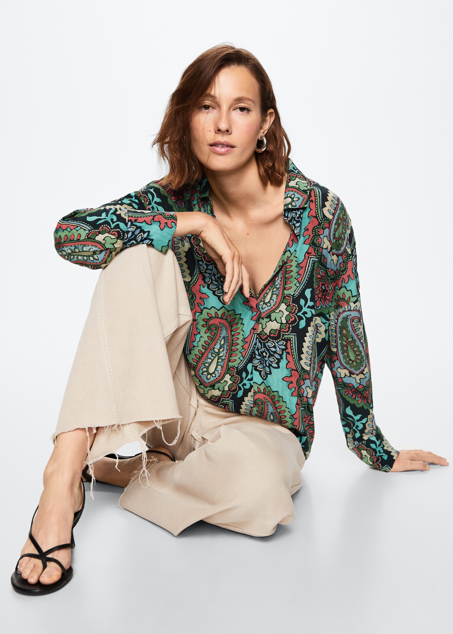 Paisley print shirt - Details of the article 2