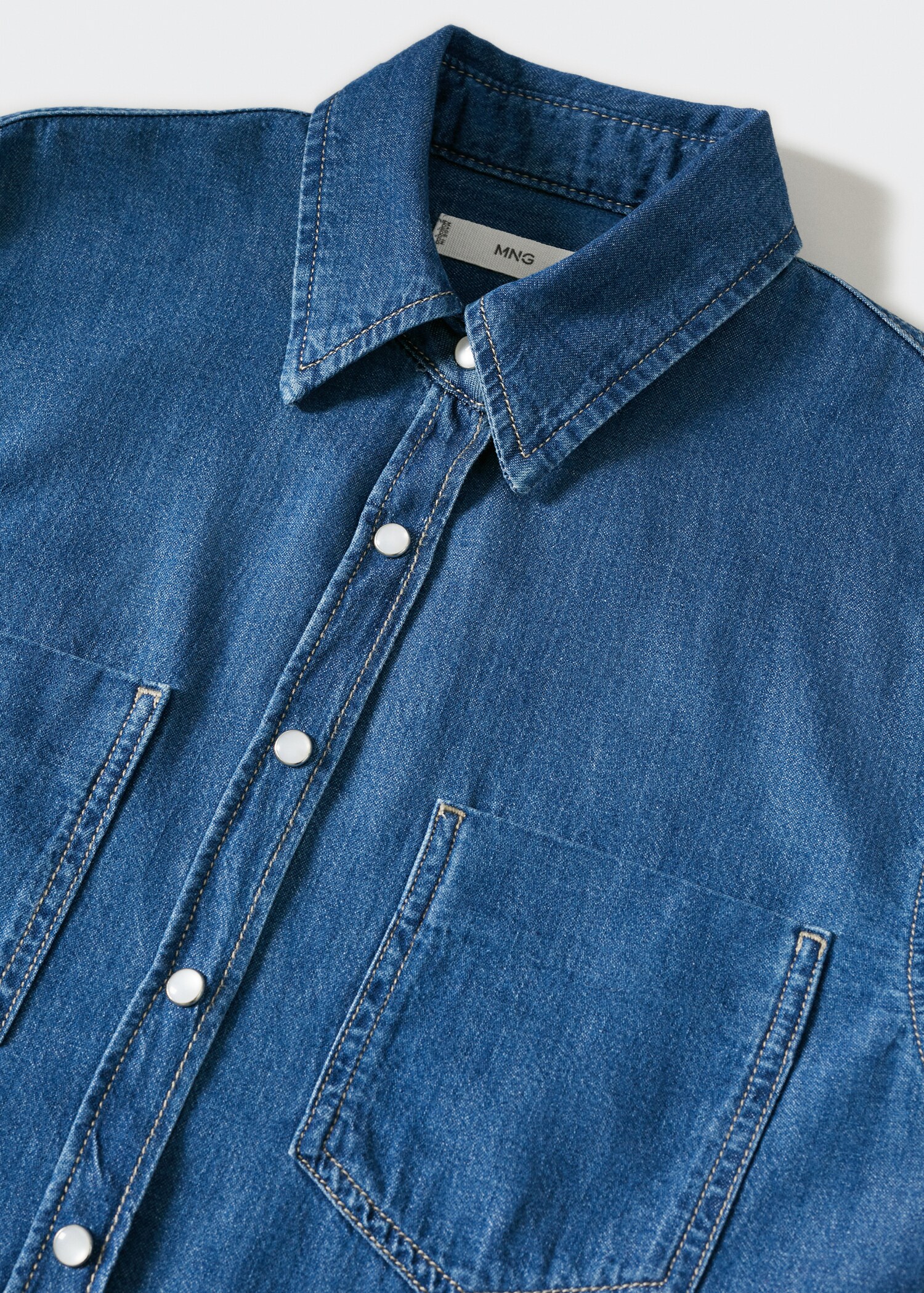 Chemise jean poches - Détail de l'article 8