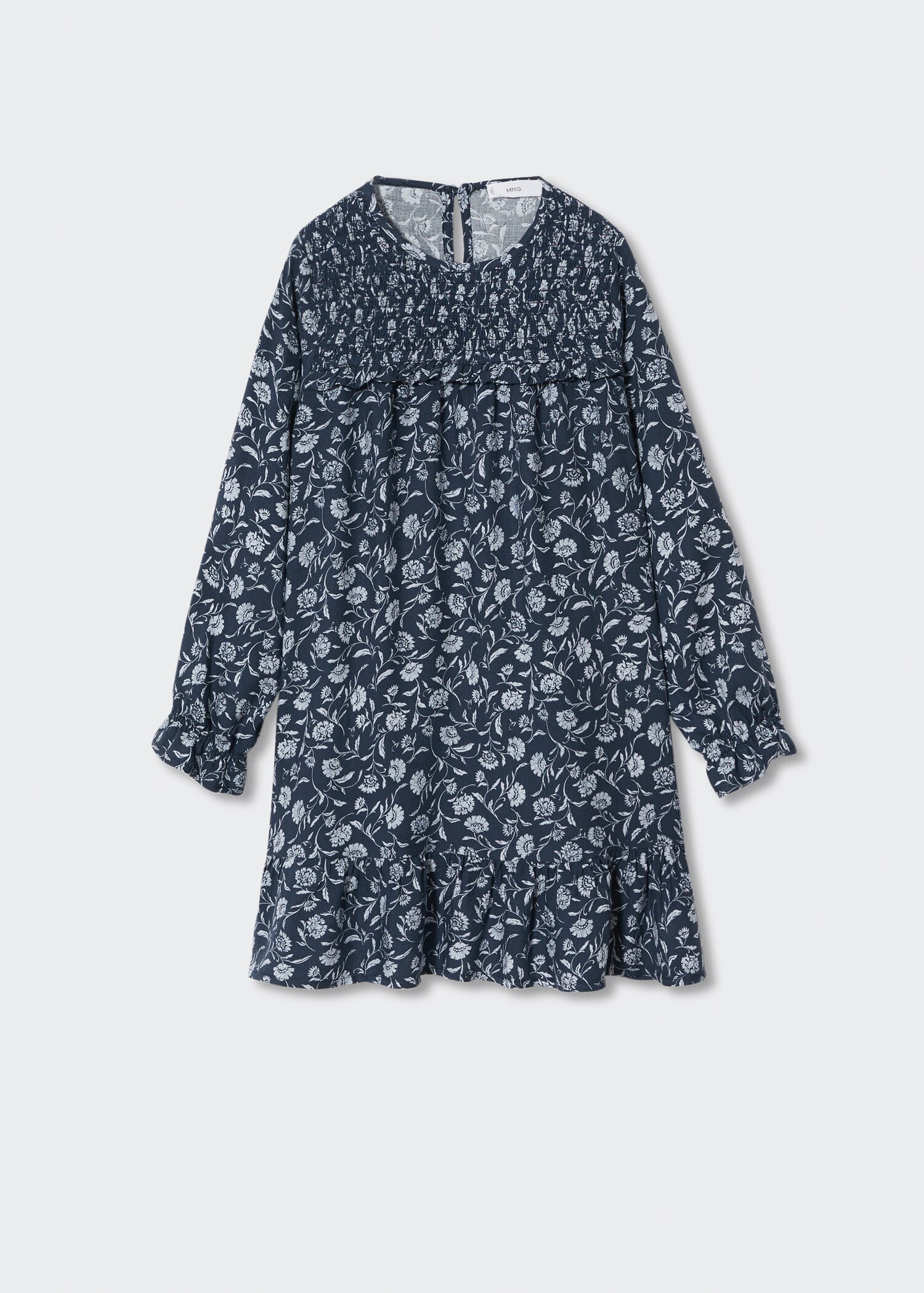 Kjole med blomstertrykk - Artikkel uten modell
