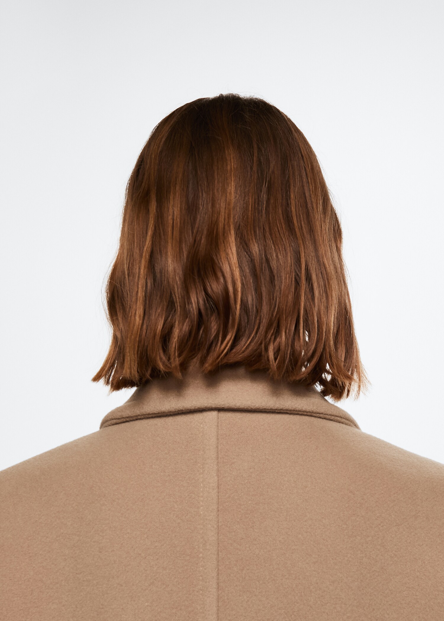 Double-breasted virgin wool coat - Details of the article 4