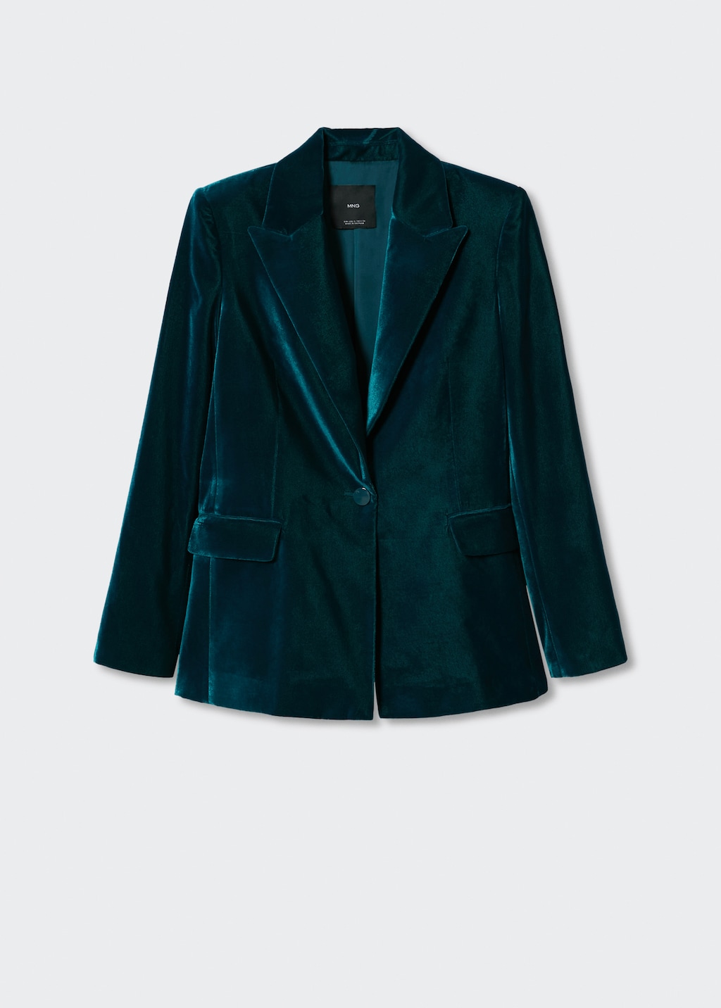 Mango velvet jacket hot sale