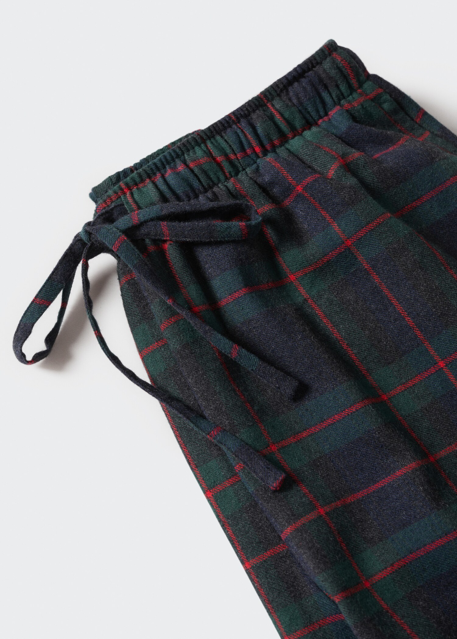 Karierte Pyjamahose aus Flanell - Detail des Artikels 8