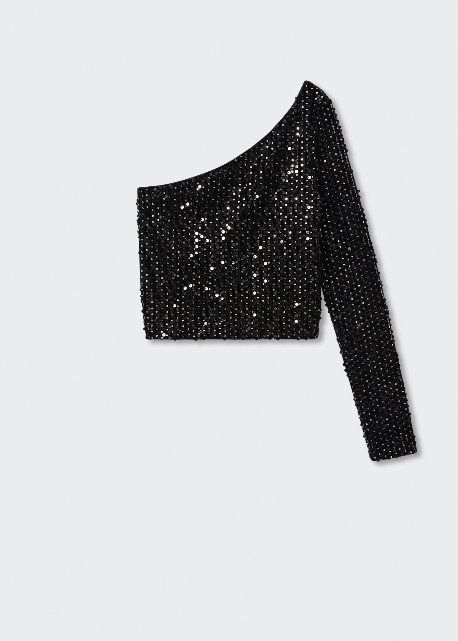 T-shirt asymétrique sequins - Article sans modèle