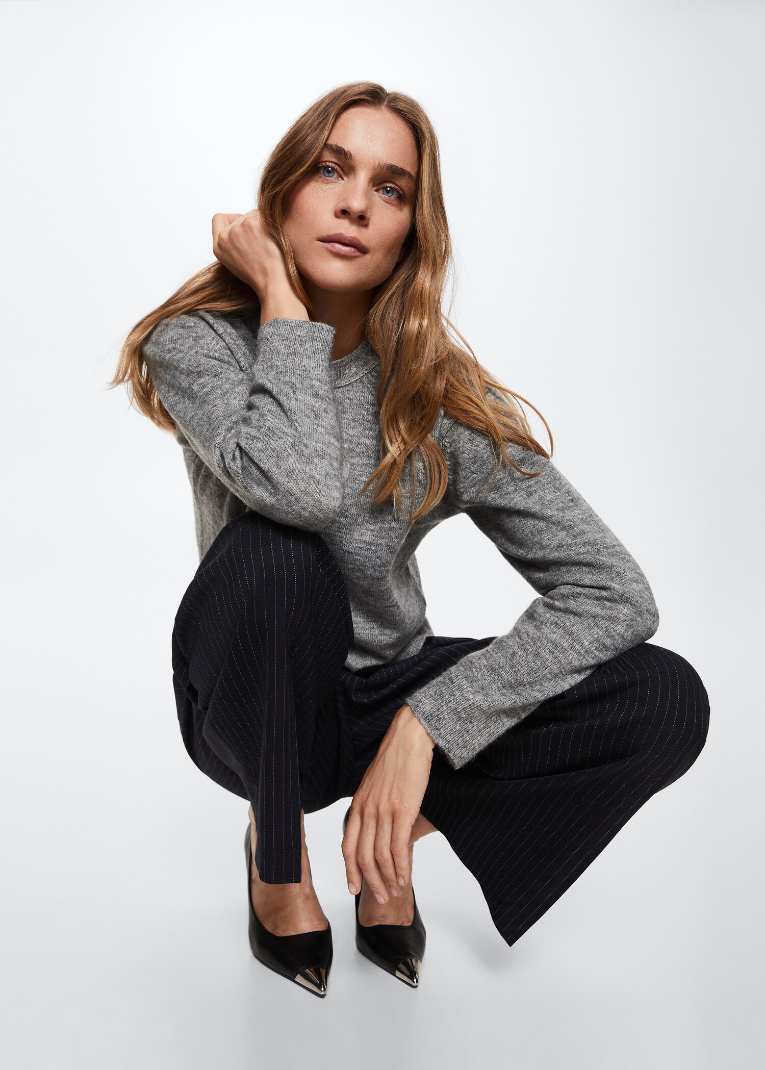 Wool-blend knit sweater - Details of the article 2