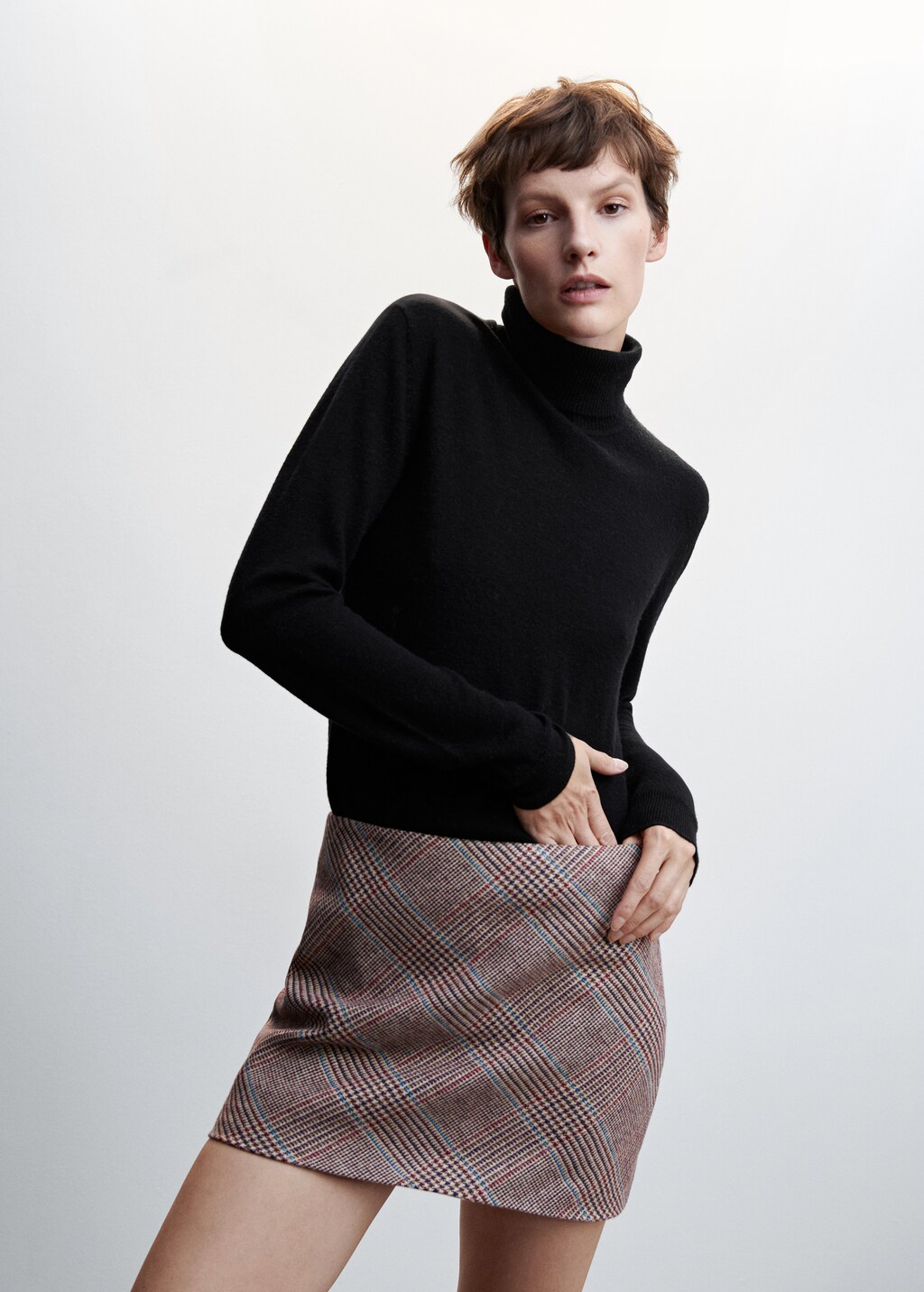 Pull over laine col roule Femme MANGO Burkina Faso