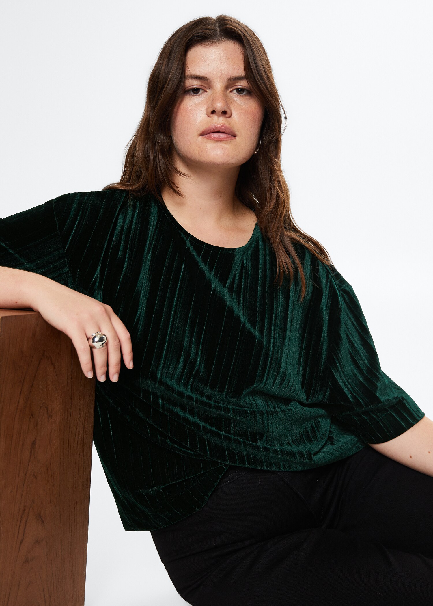 Velvet T-shirt - Details of the article 4