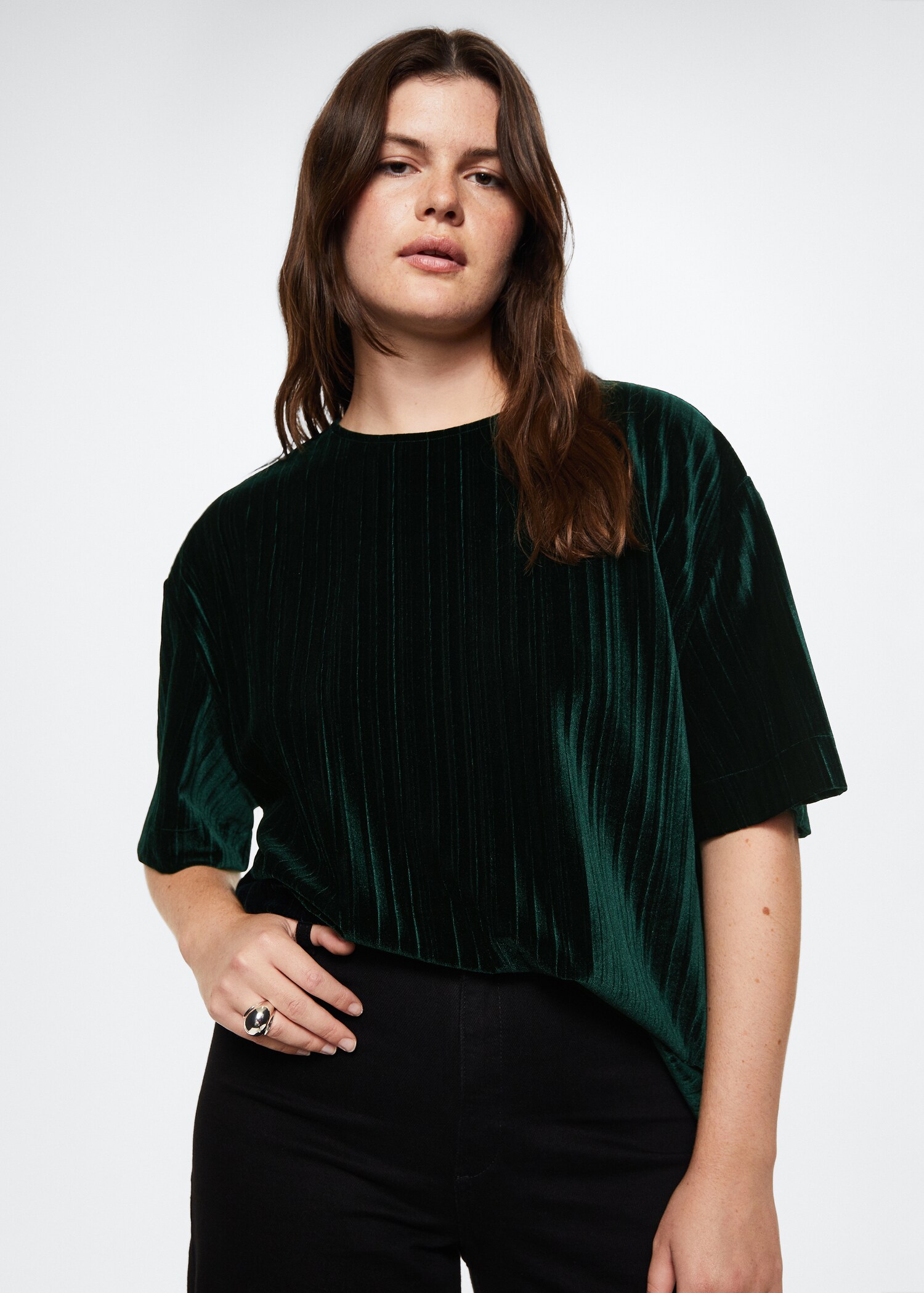 Velvet T-shirt - Details of the article 5