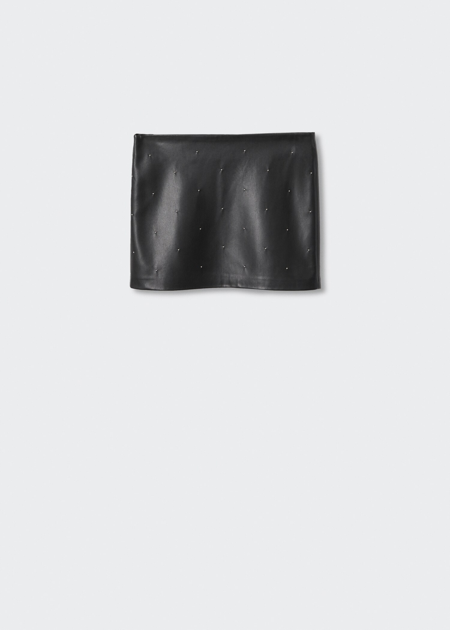 Leather-effect mini-skirt - Article without model