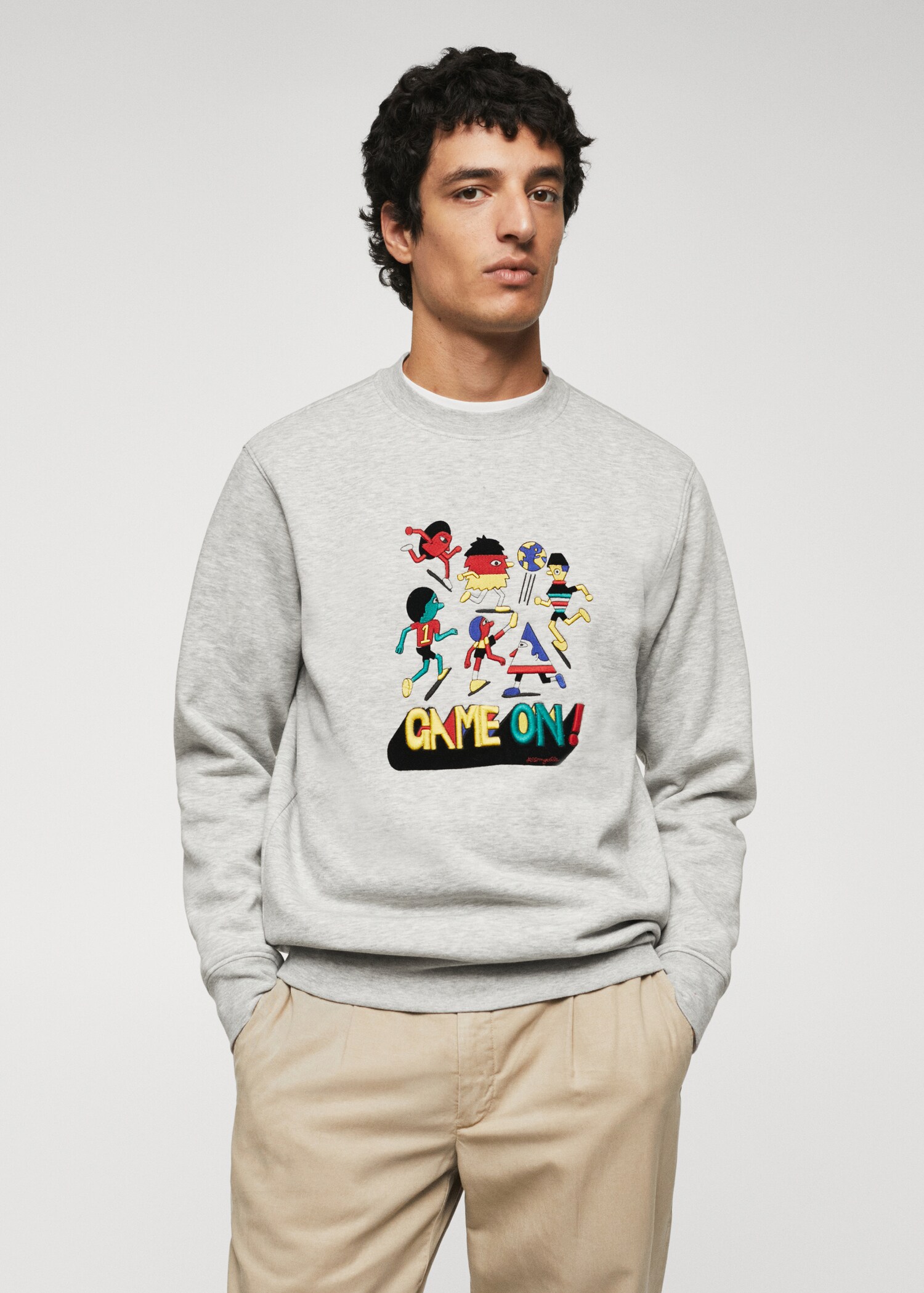 VM-sweatshirt Jeremyville - Halvtotal bildeutsnitt