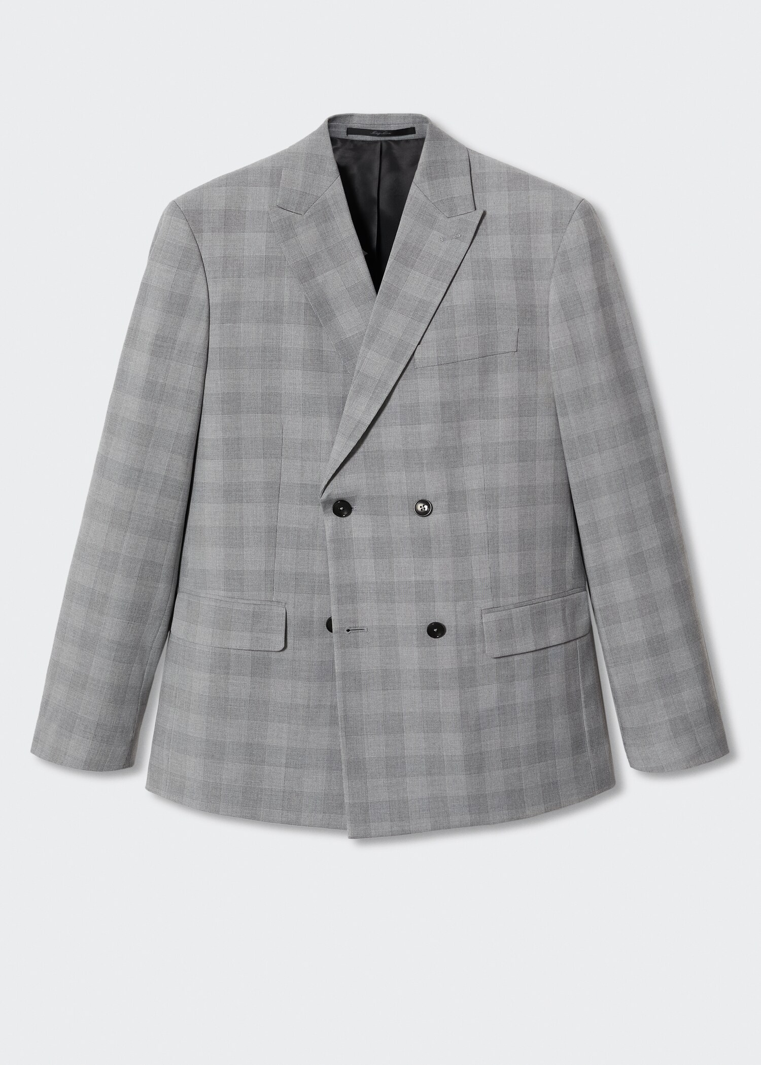 Veste costume slim fit croisée carreaux - Article sans modèle