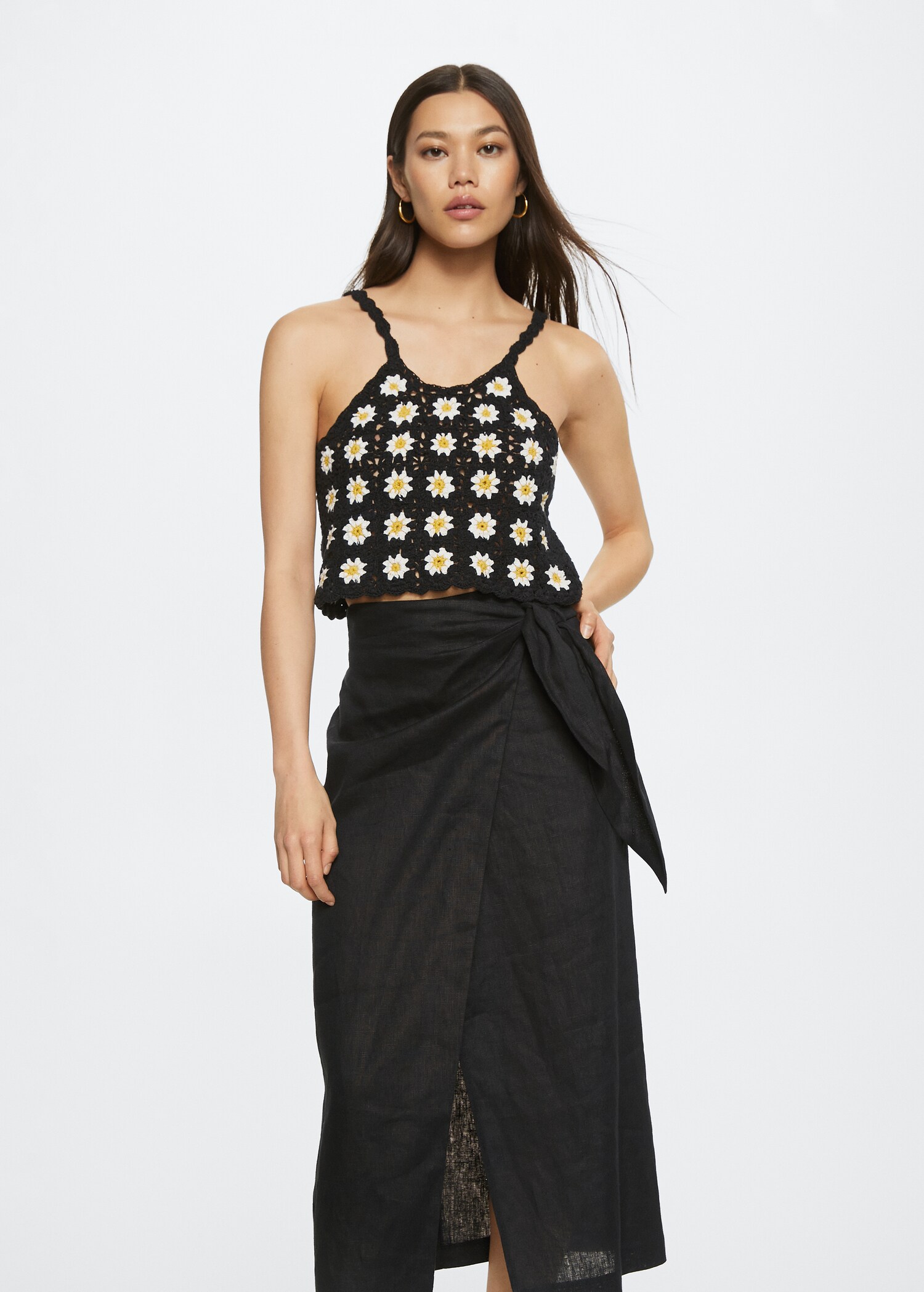 Daisy crochect top - Medium plane