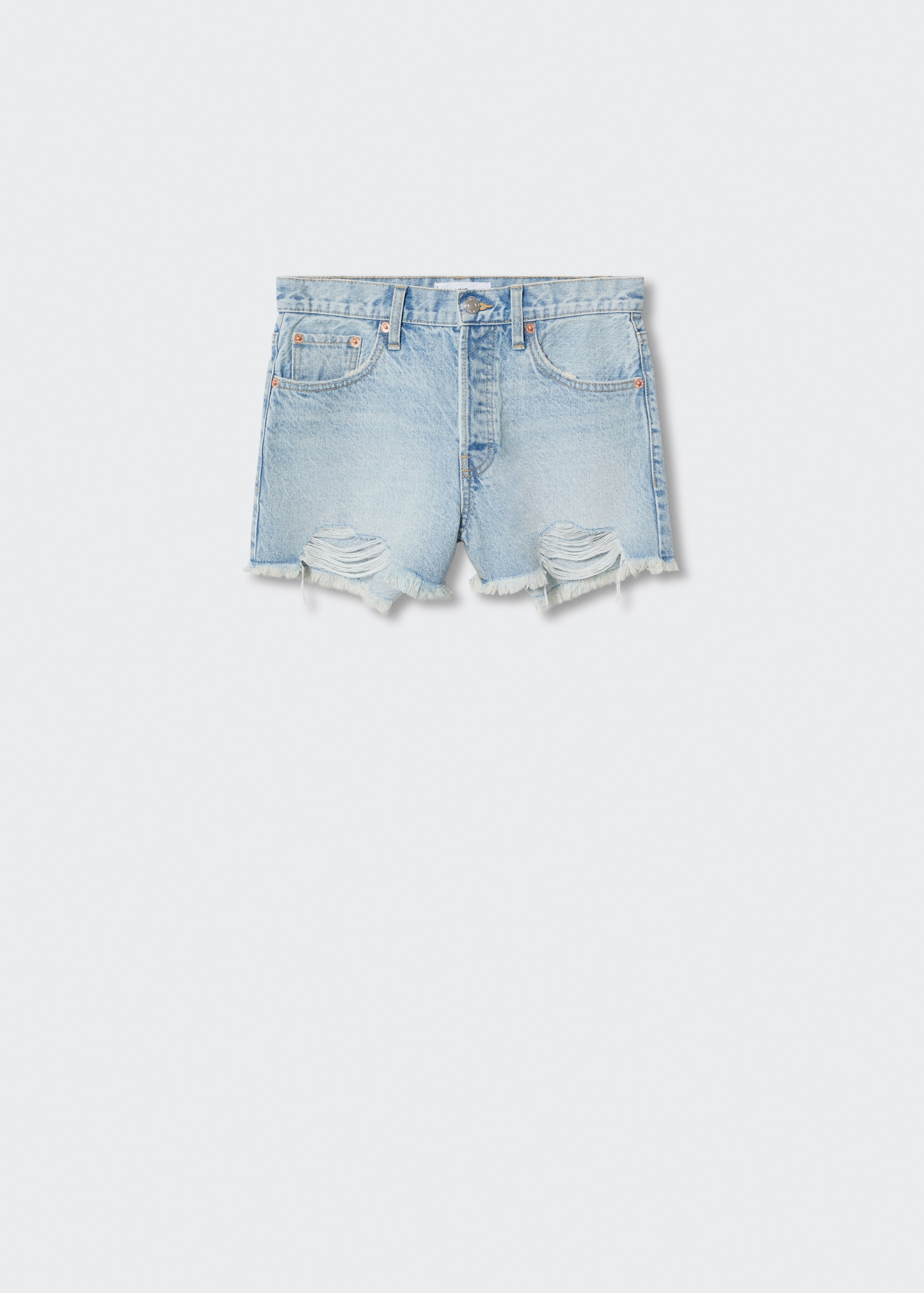 Mini-short ourlets effilochés - Article sans modèle