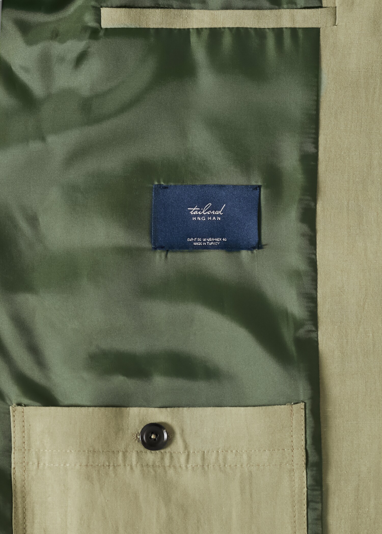 Linen suit jacket with pockets - Details of the article 8