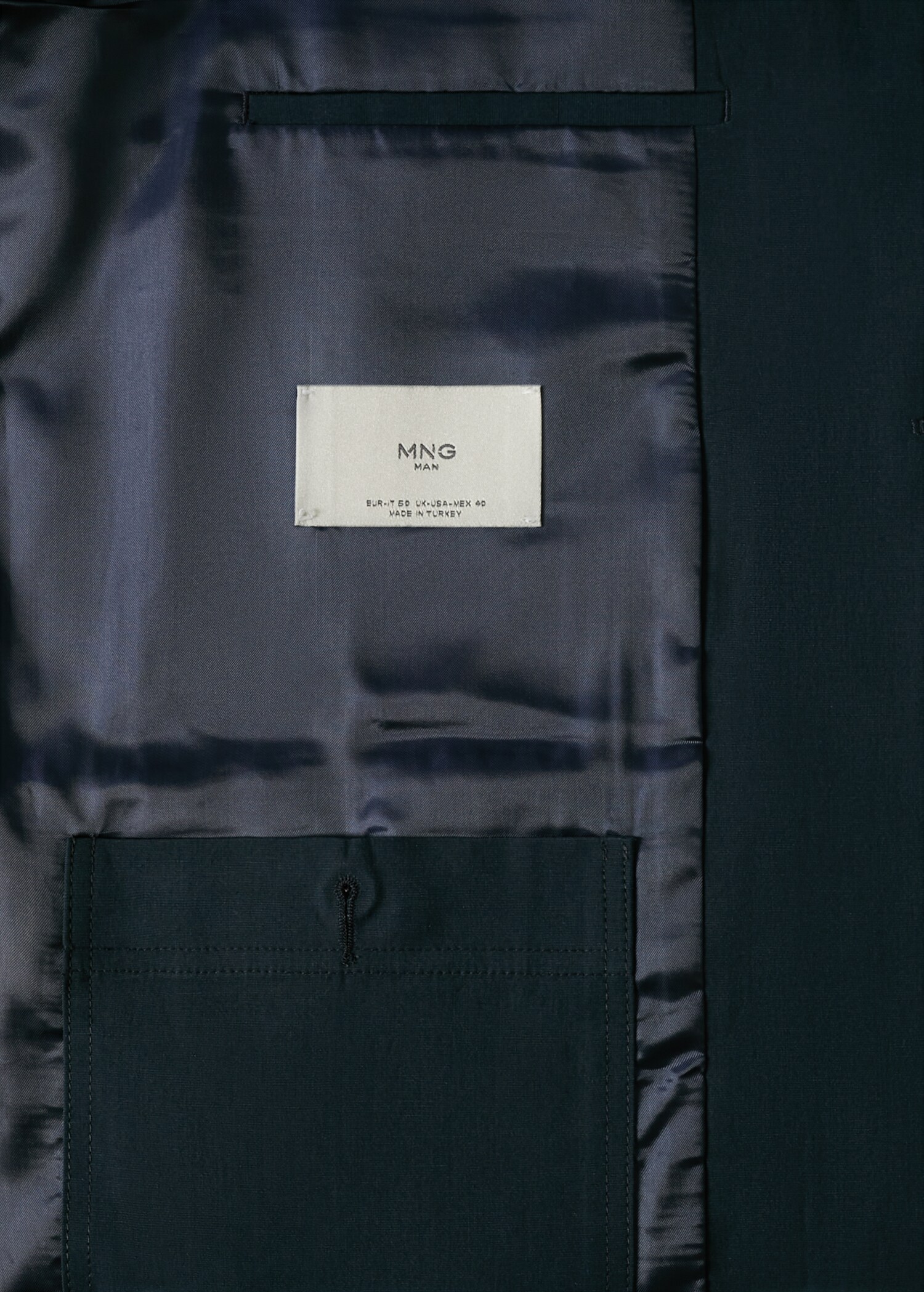 Linen suit jacket with pockets - Details of the article 8