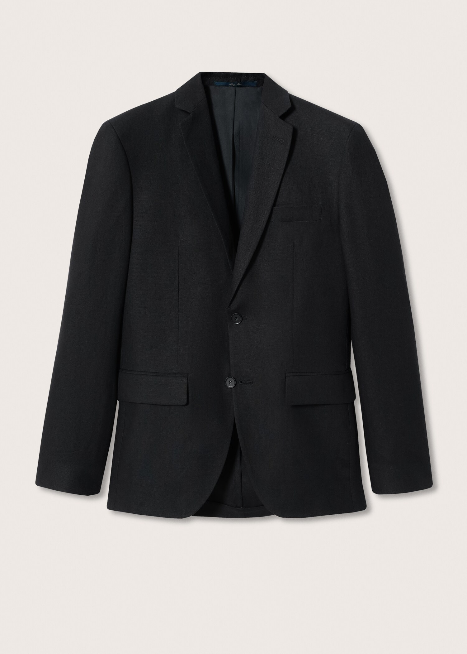 Blazer slim fit de 100% linho - Artigo sem modelo