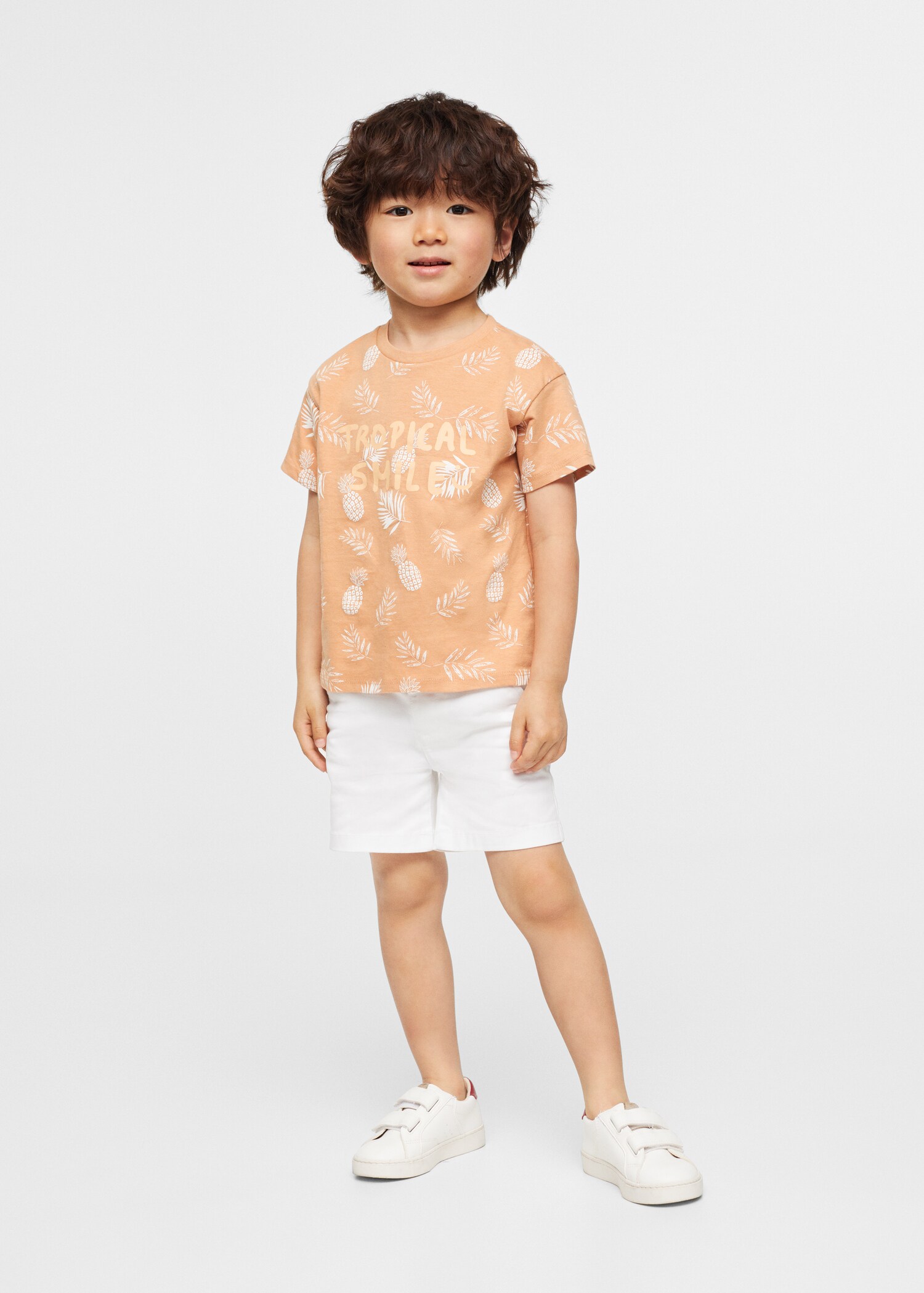 T-shirt estampada mensagem - Plano médio