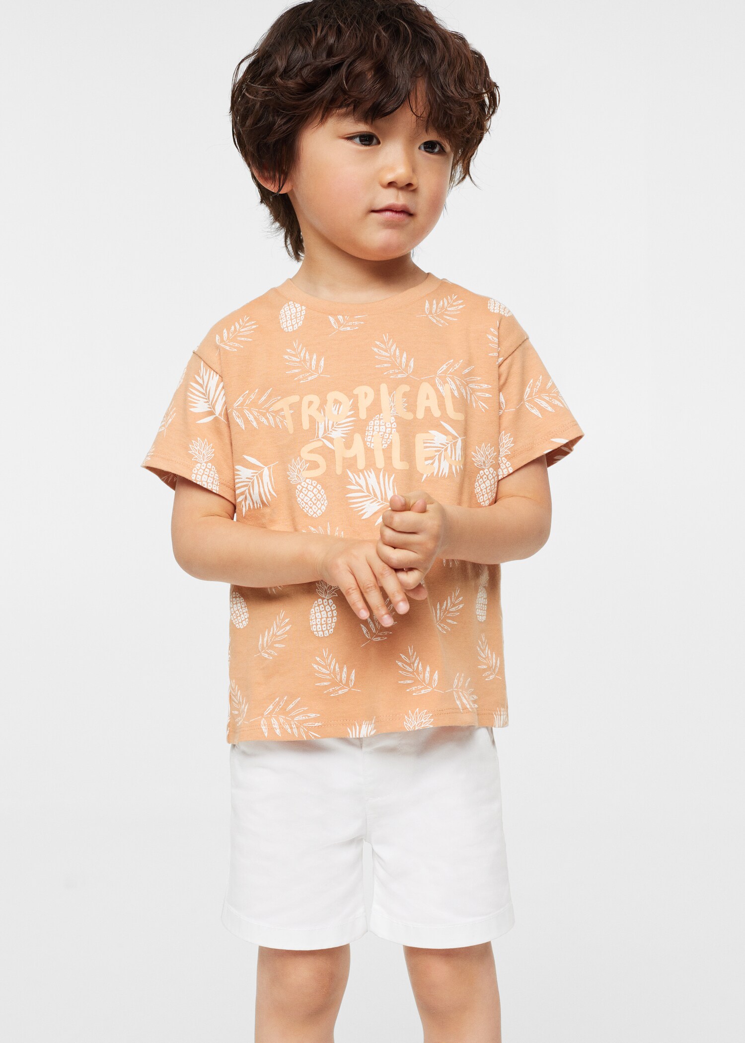 T-shirt estampada mensagem - Pormenor do artigo 1