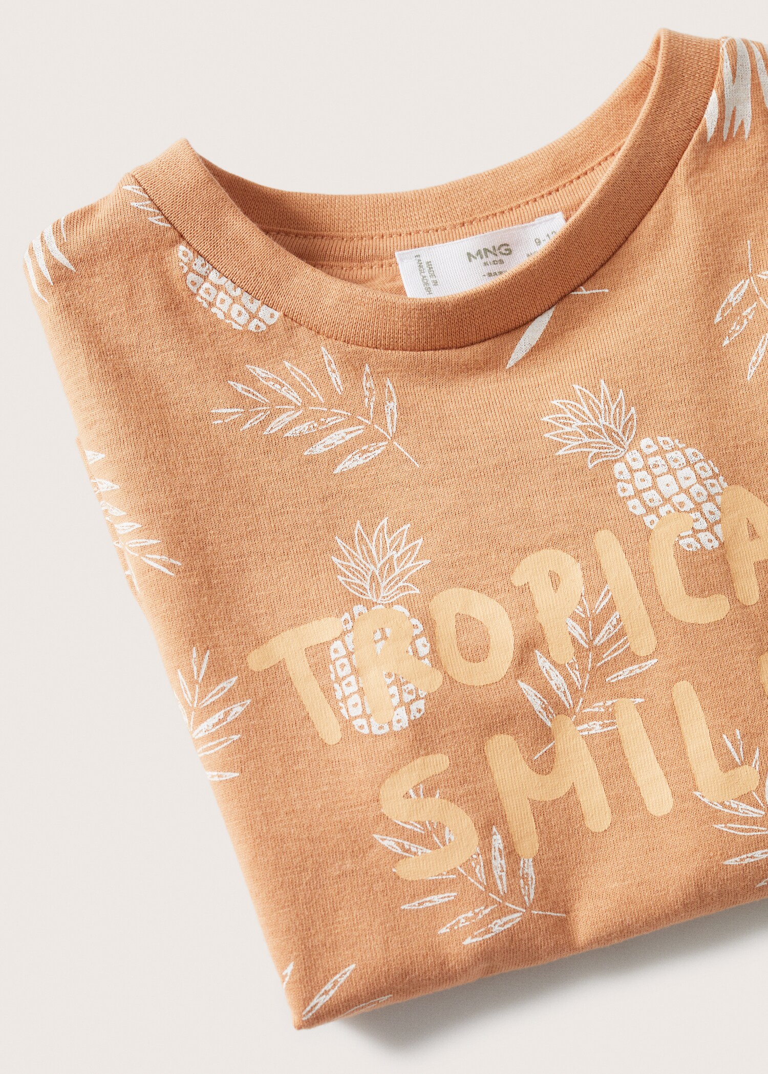 T-shirt estampada mensagem - Pormenor do artigo 9