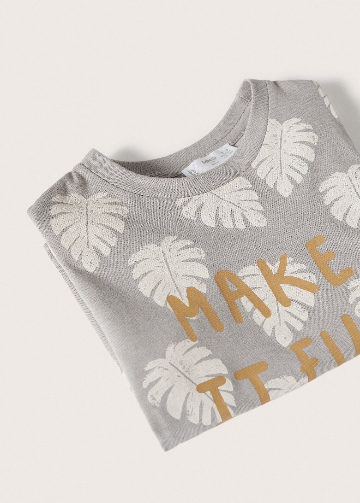 Printed message T-shirt - Details of the article 8