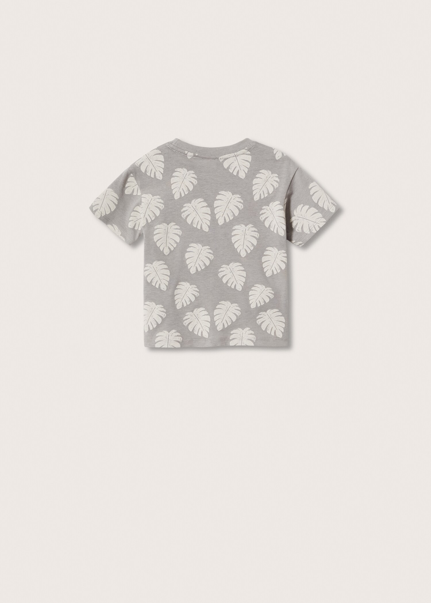 Printed message T-shirt - Reverse of the article