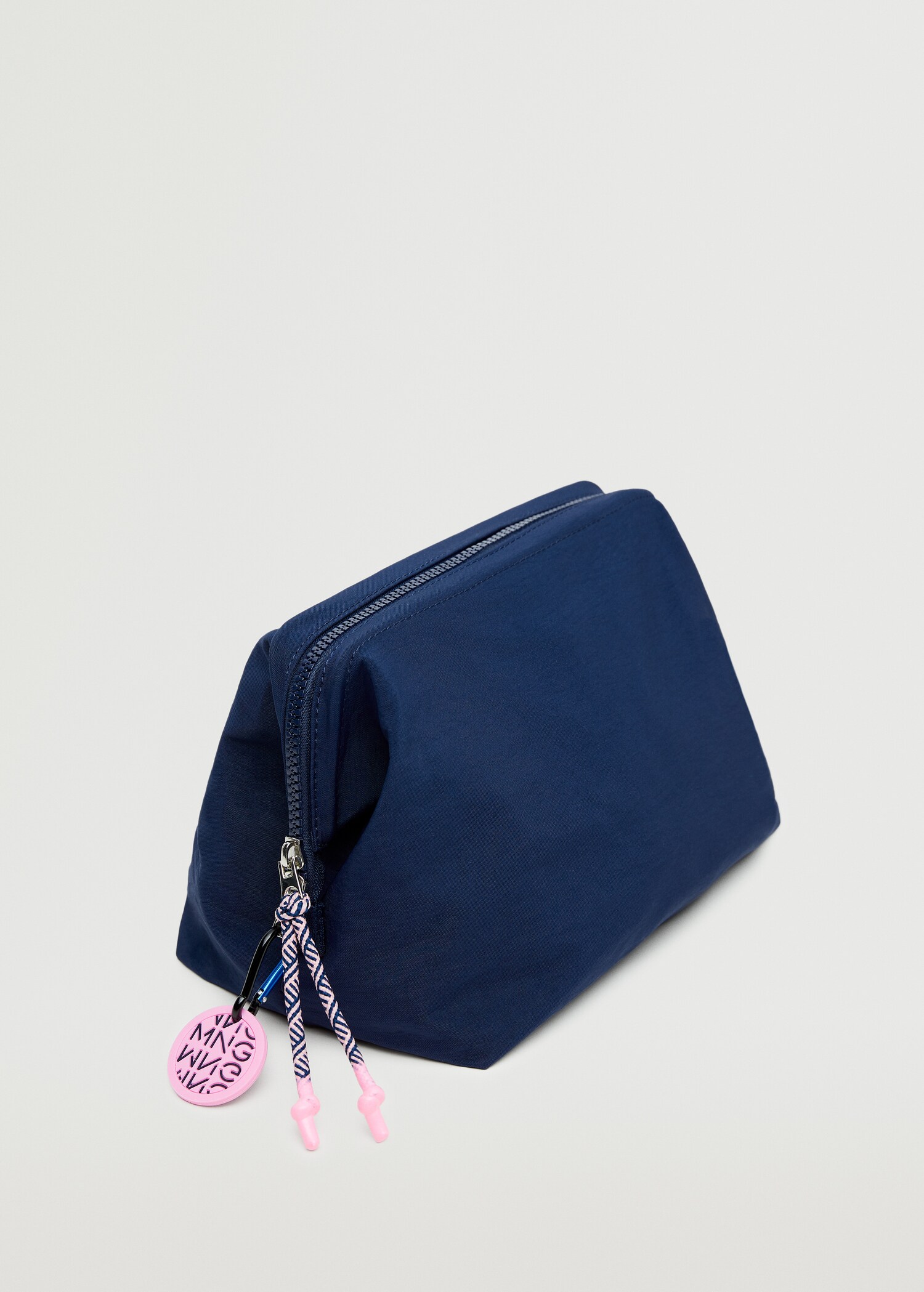 Zipped toiletry bag with logo - Medium plane