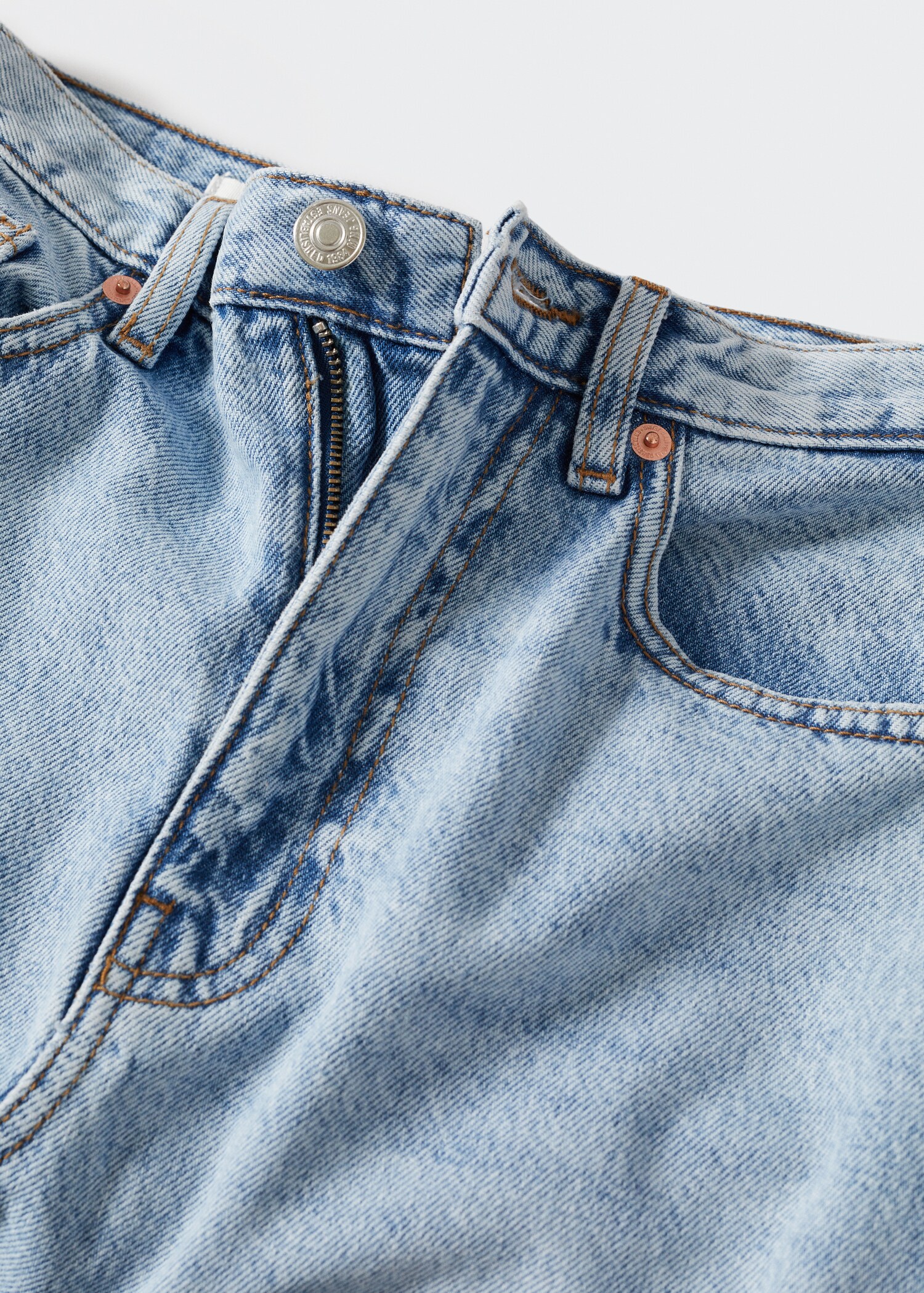 Φούστα denim σκίσιμο - Λεπτομέρεια του προϊόντος 8