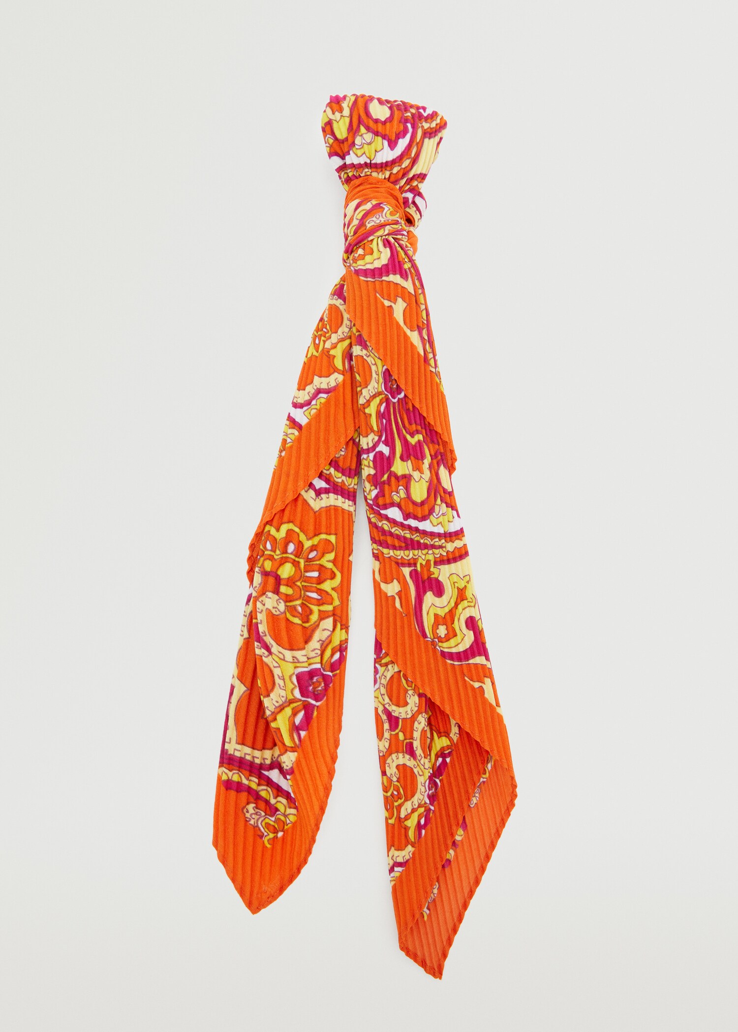 Foulard plissé imprimé - Article sans modèle
