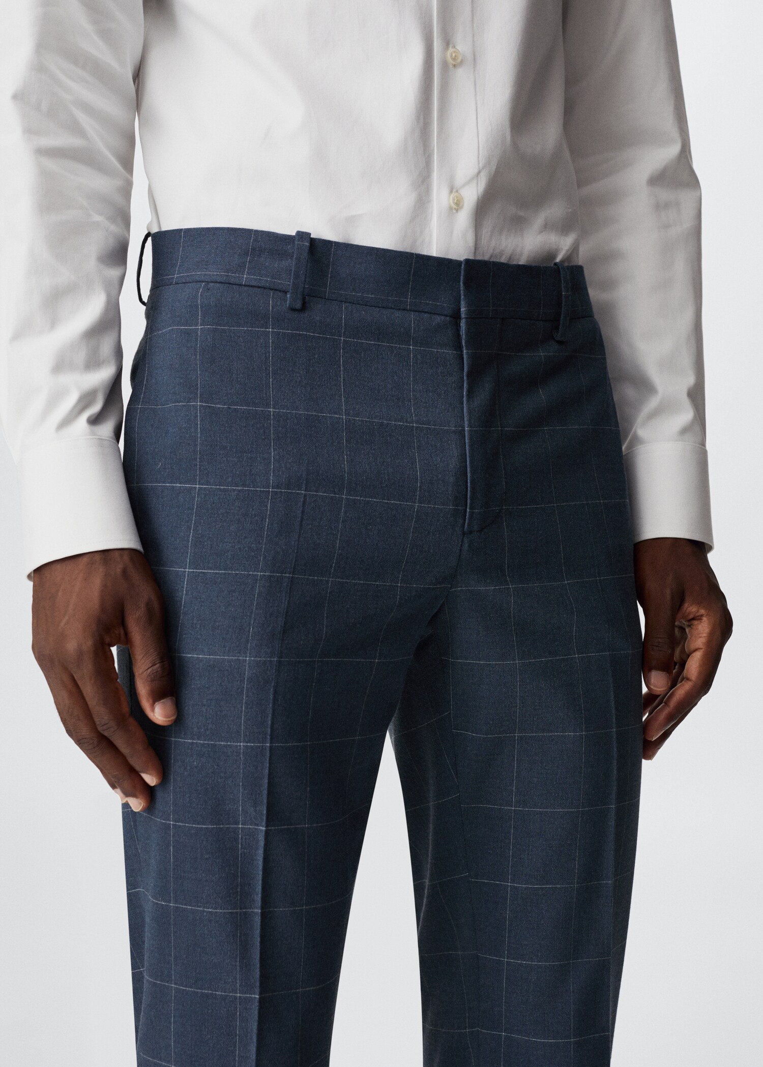 Костюмные брюки super slim fit - Деталь изделия 4