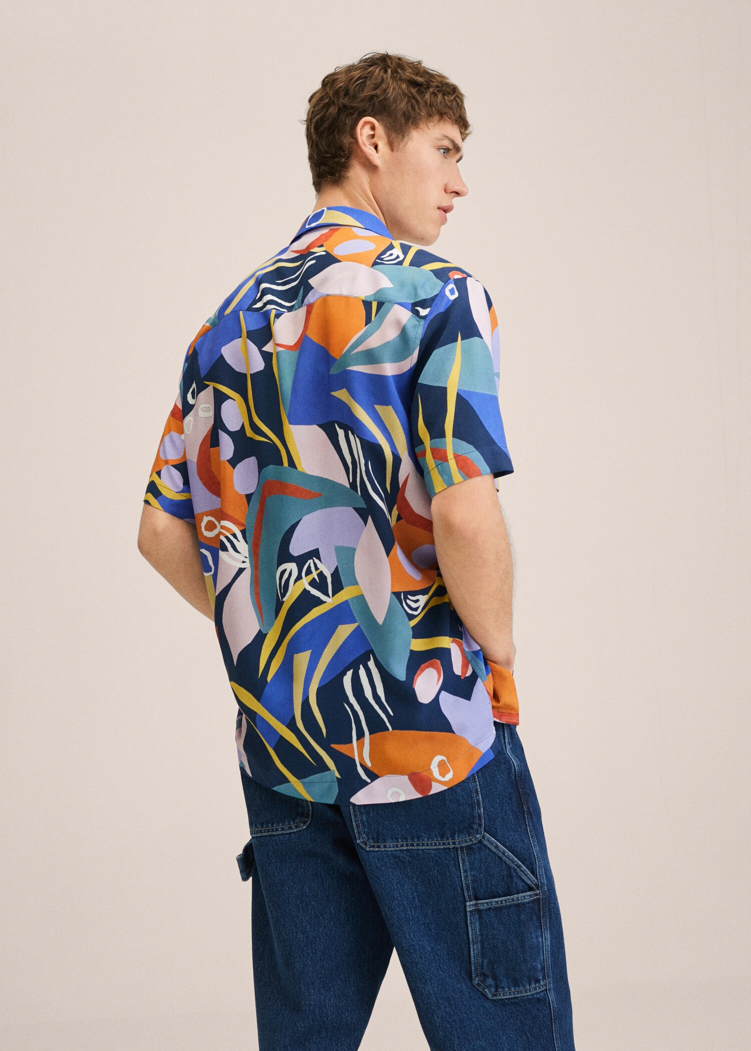 Hawaiian printed shirt - Reverse of the article