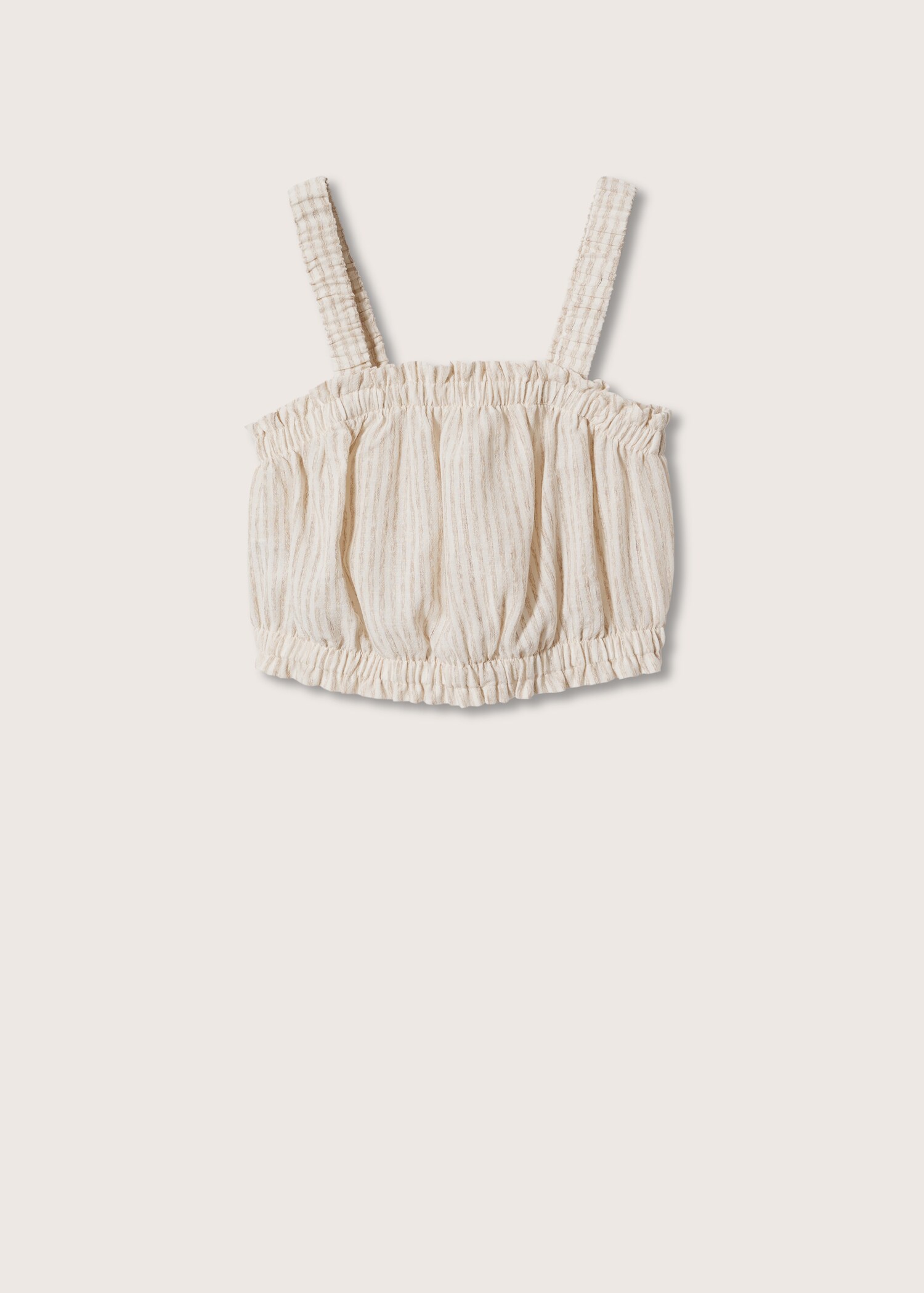 Linen crop top - Article without model