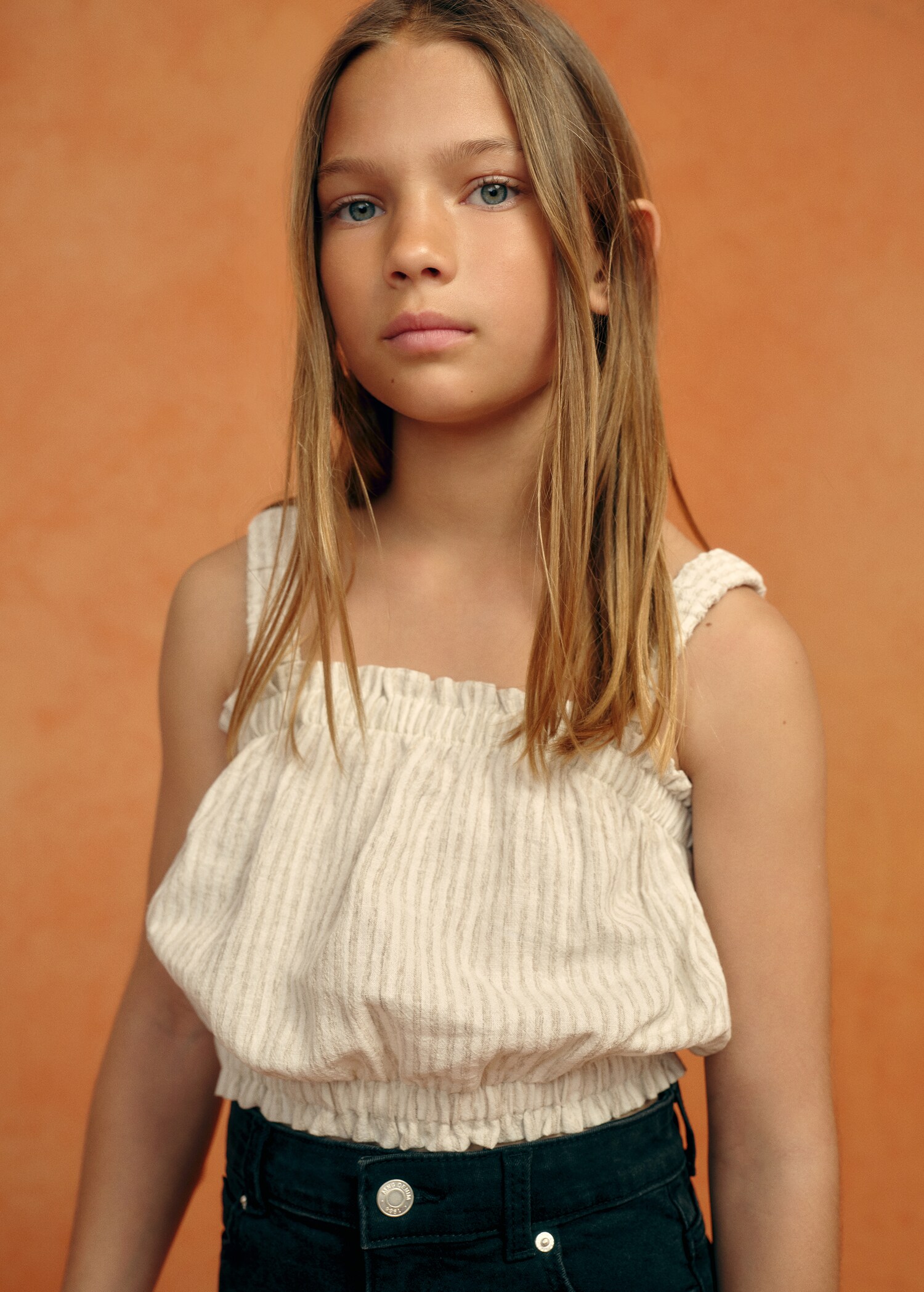 Linen crop top - Details of the article 5