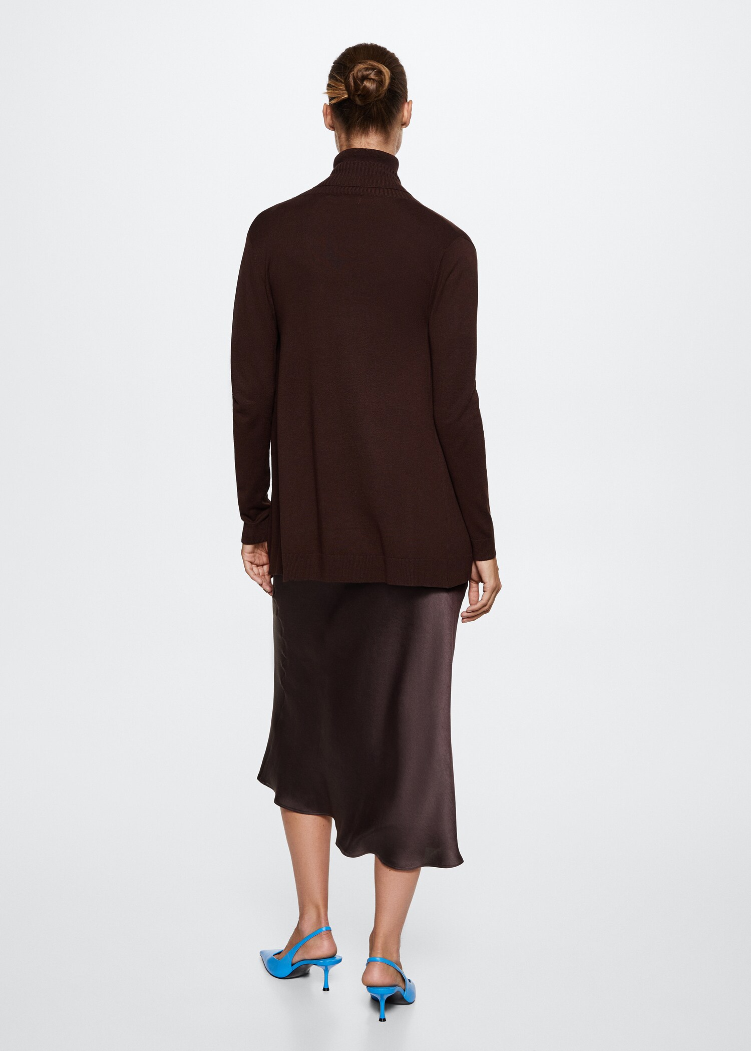 Fine-knit cardigan - Reverse of the article