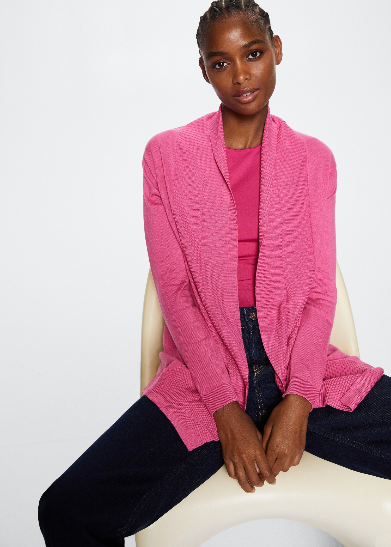 Fine-knit cardigan - Details of the article 2
